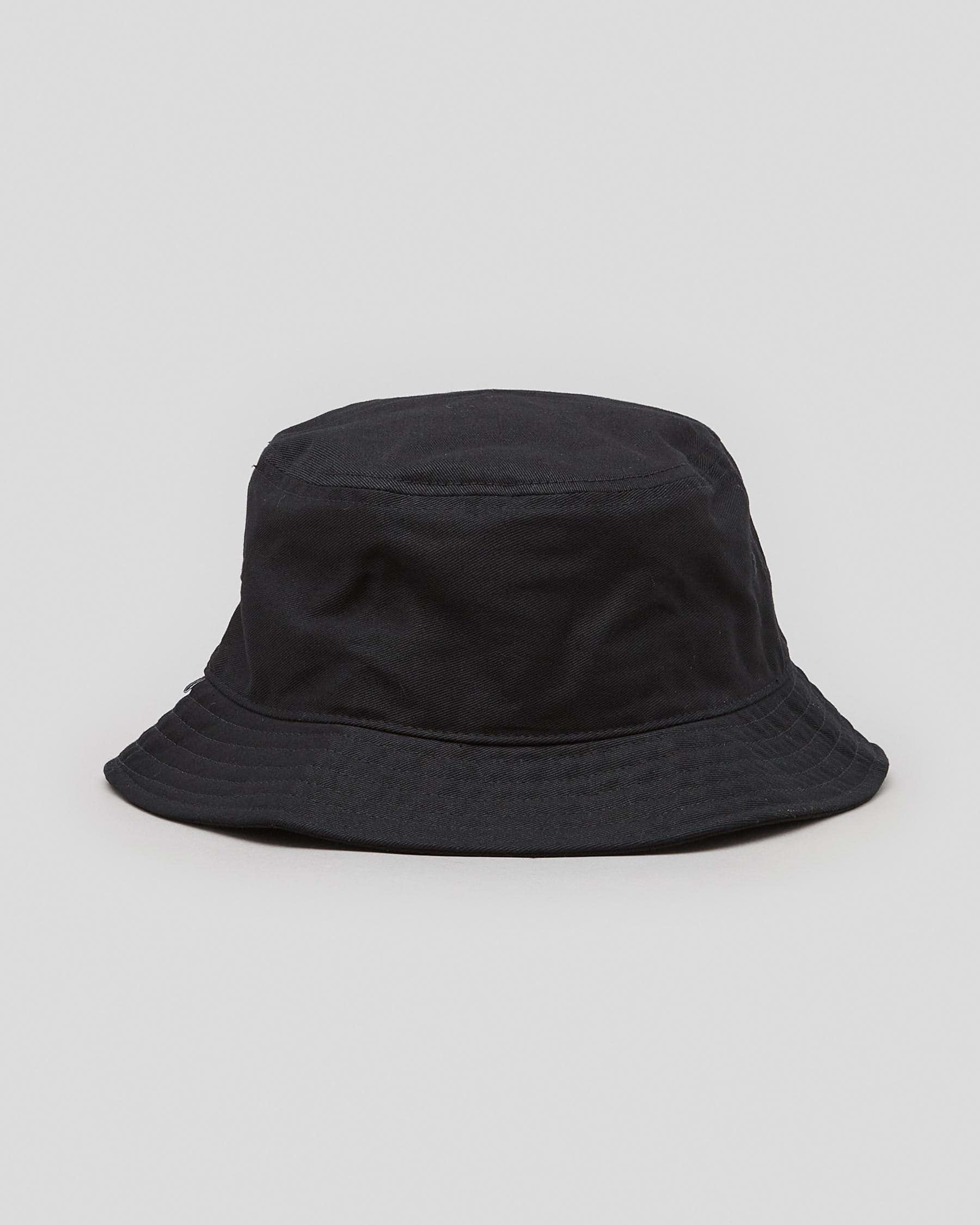 Shop Vans Undertone Bucket Hat In Black/checkerboard - Fast Shipping ...