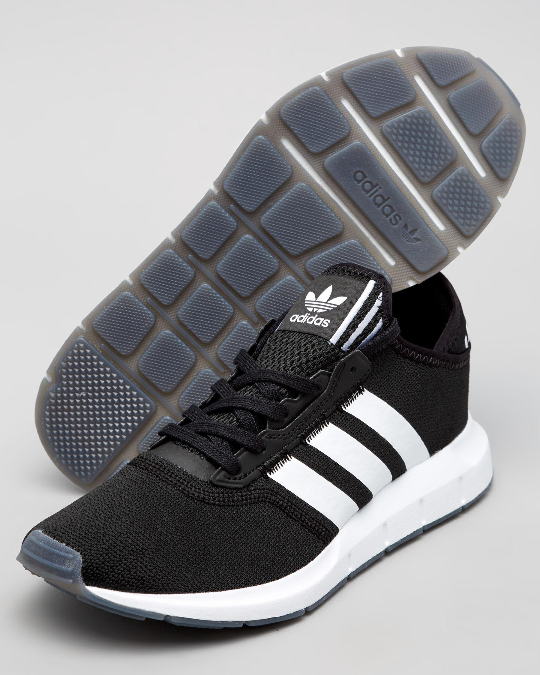 Shop adidas Womens Swift Run X Shoes In Black/white/black Fast