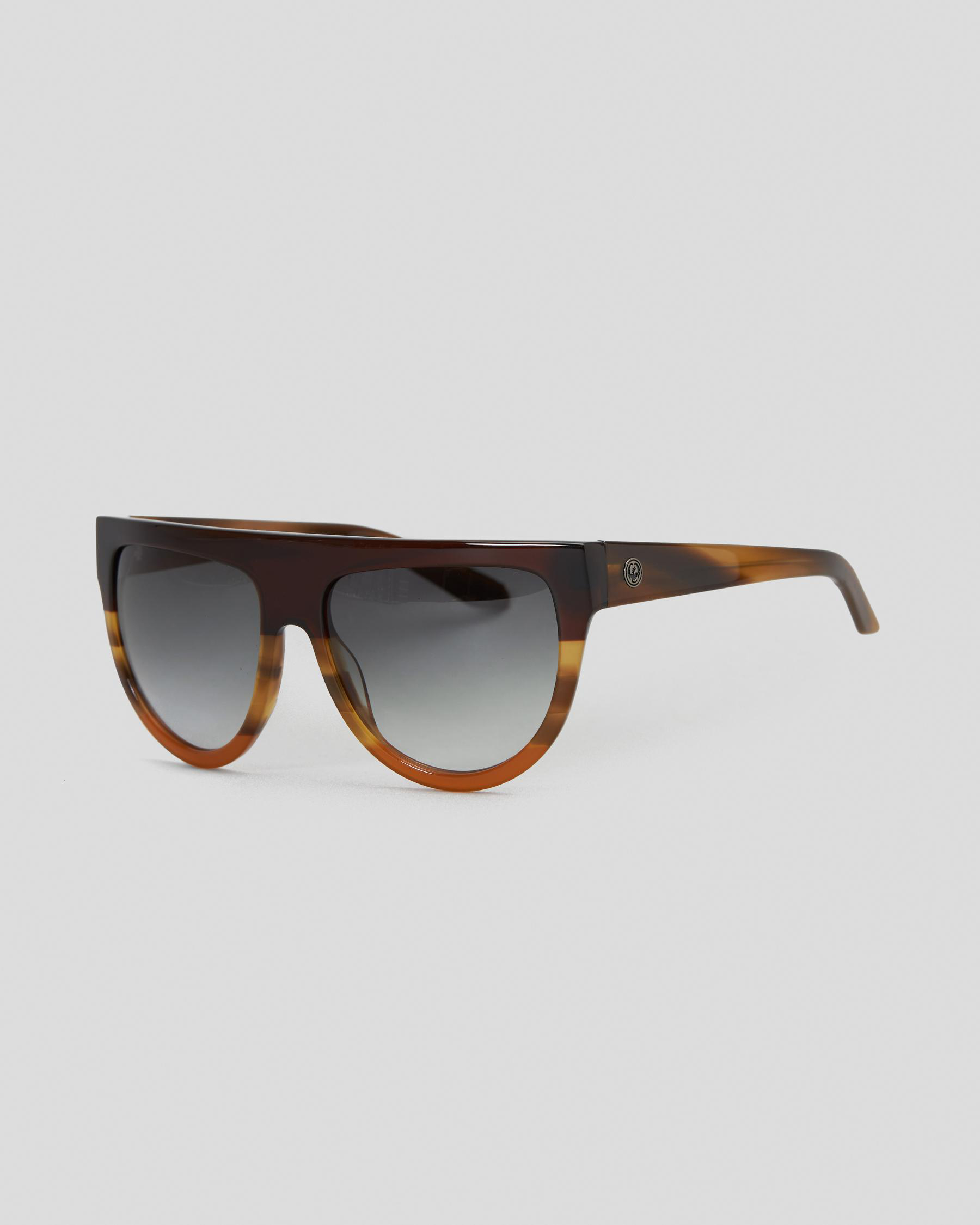 Dragon Alliance Dusk Sunglasses In Brown Horn/smoke Gradient City