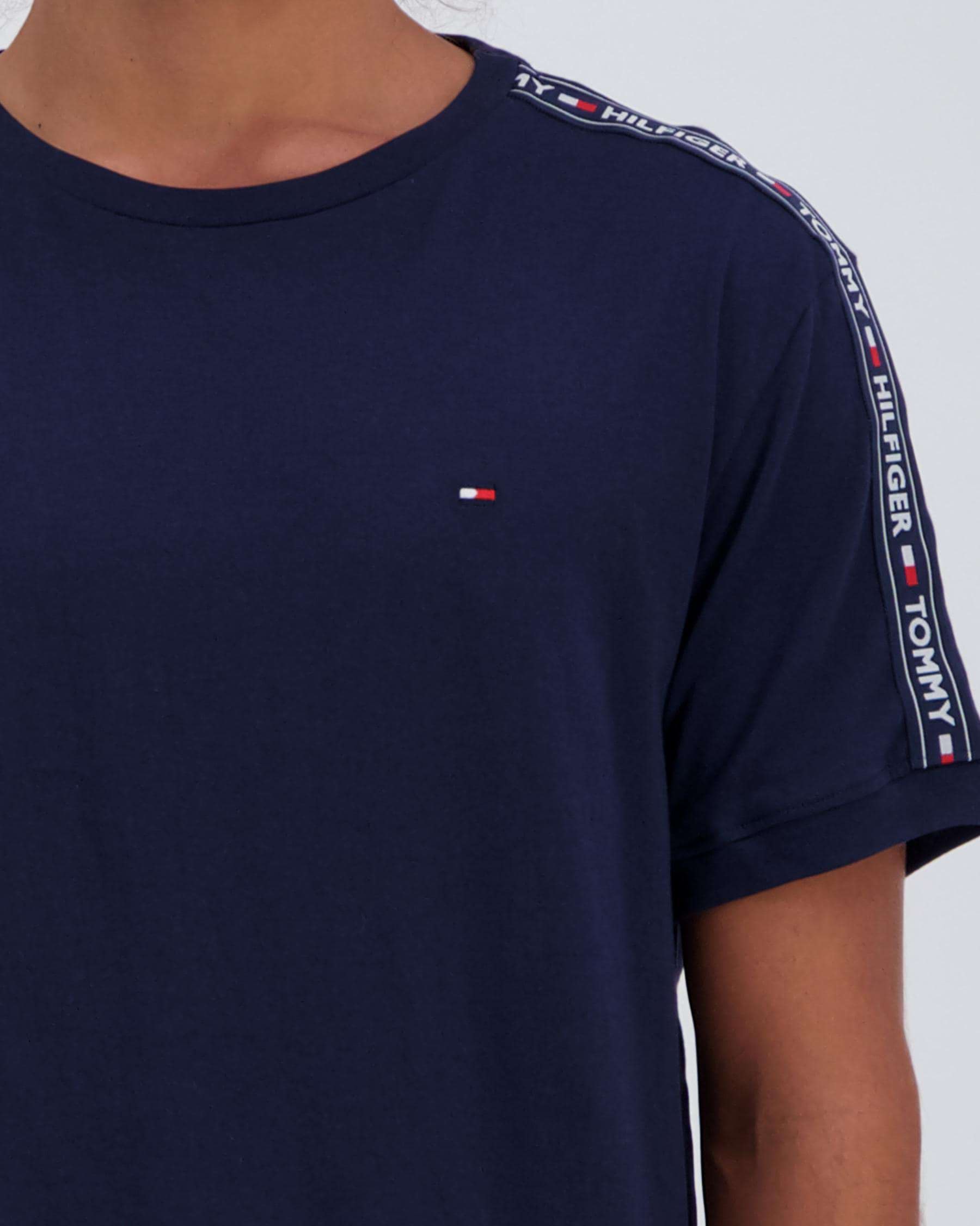 Shop Tommy Hilfiger RN T-Shirt In Navy Blazer - Fast Shipping & Easy ...
