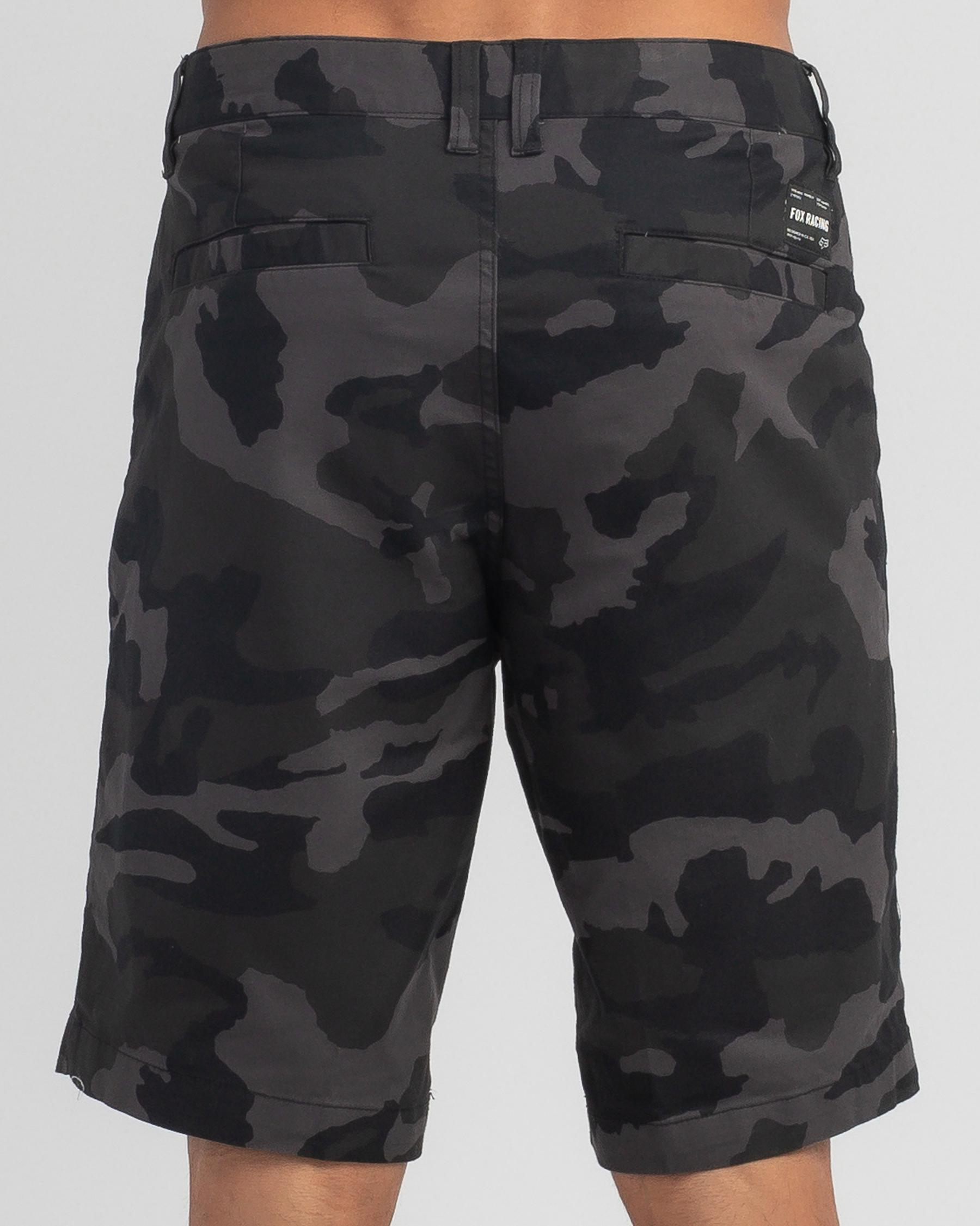 Shop Fox Essex Camo 2.0 Walk Shorts In Black Camo Fast Shipping & Easy Returns City Beach