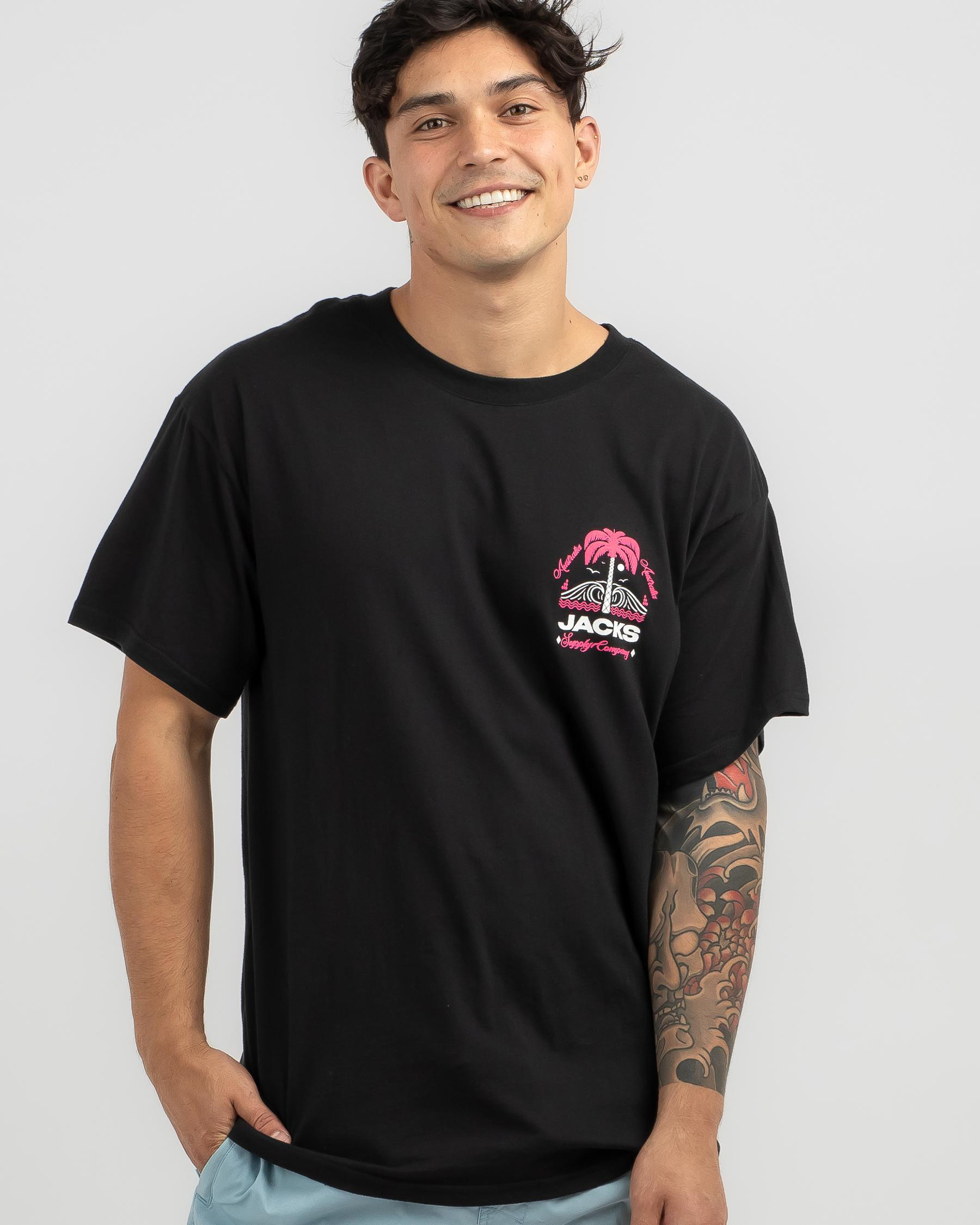 Shop Jacks Island T-Shirt In Black - Fast Shipping & Easy Returns ...