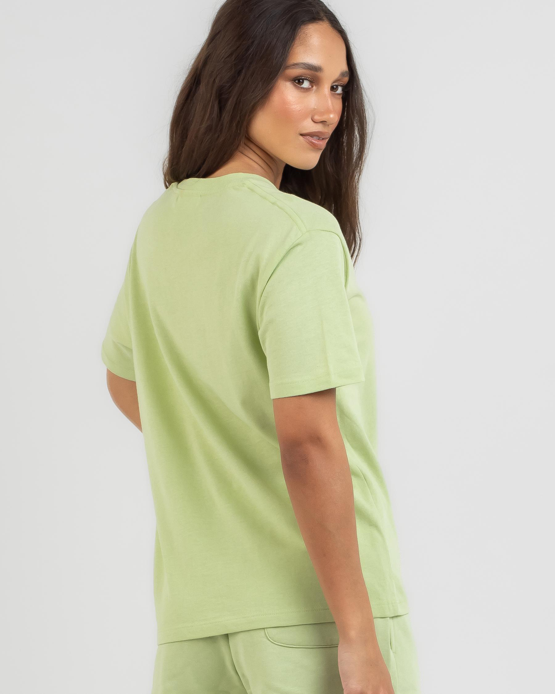 Champion Recycled Jersey T-Shirt In Green Jade - Fast Shipping & Easy ...