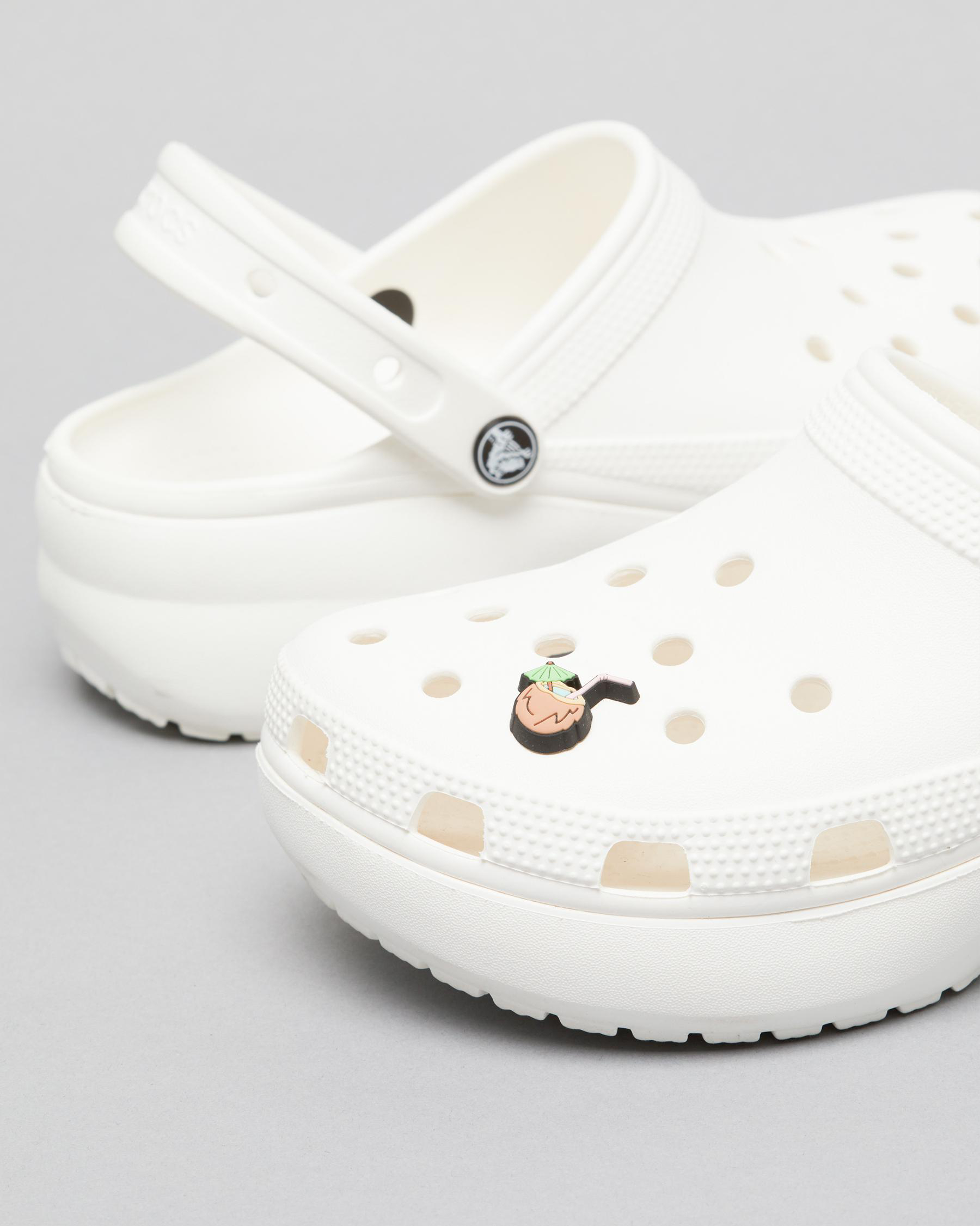 Shop Crocs Tropical Coconut Drink Jibbitz In Multi Fast Shipping