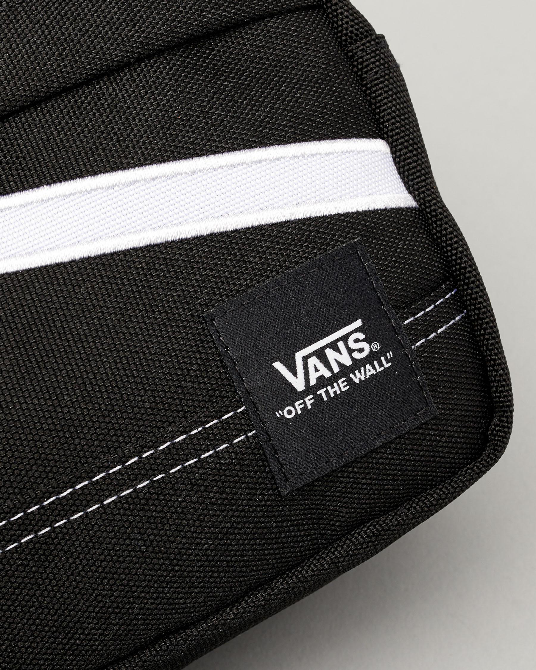 Shop Vans Construct Cross Body Bag In Black/ White Fast Shipping
