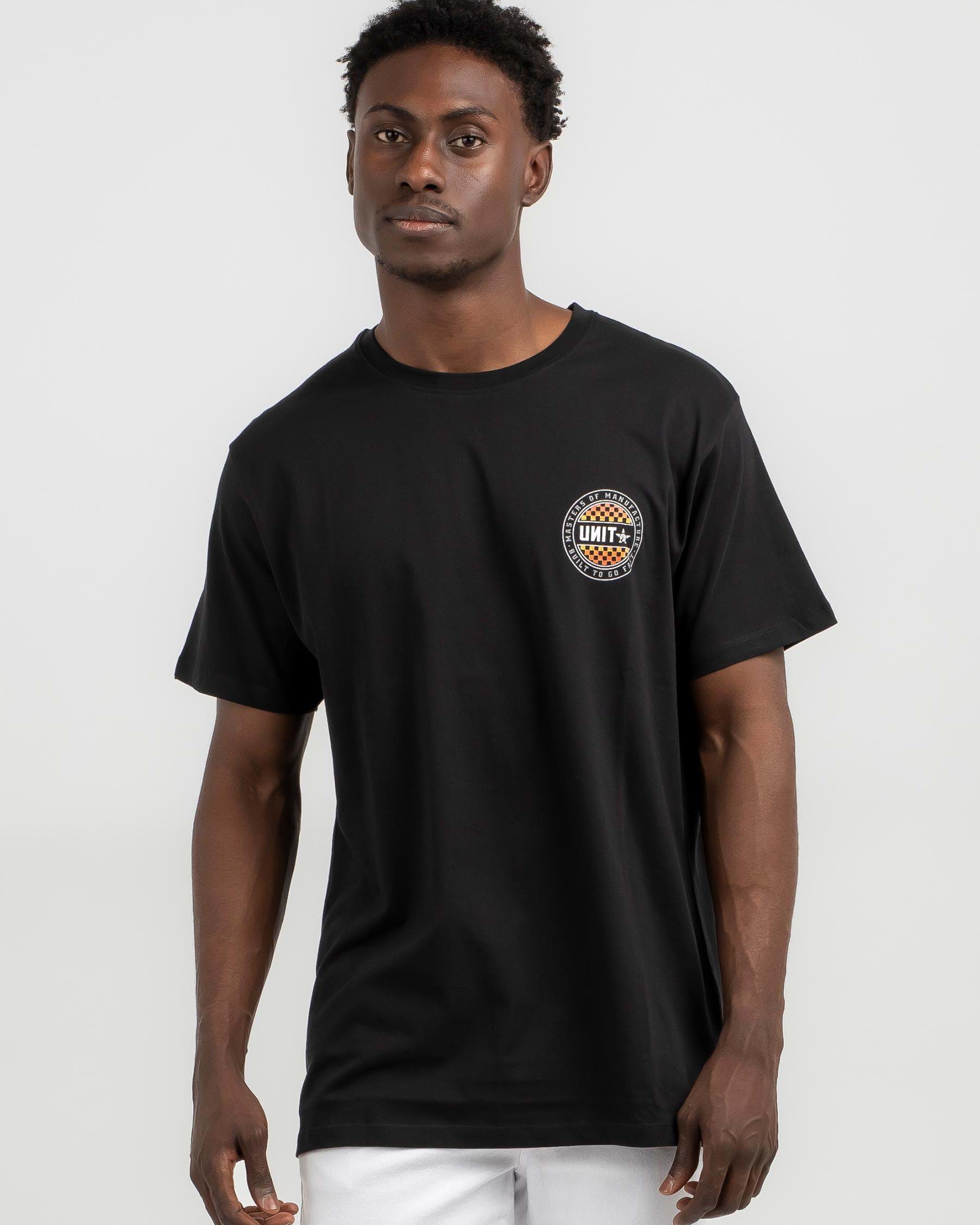Shop Unit Magma T-Shirt In Black - Fast Shipping & Easy Returns - City ...