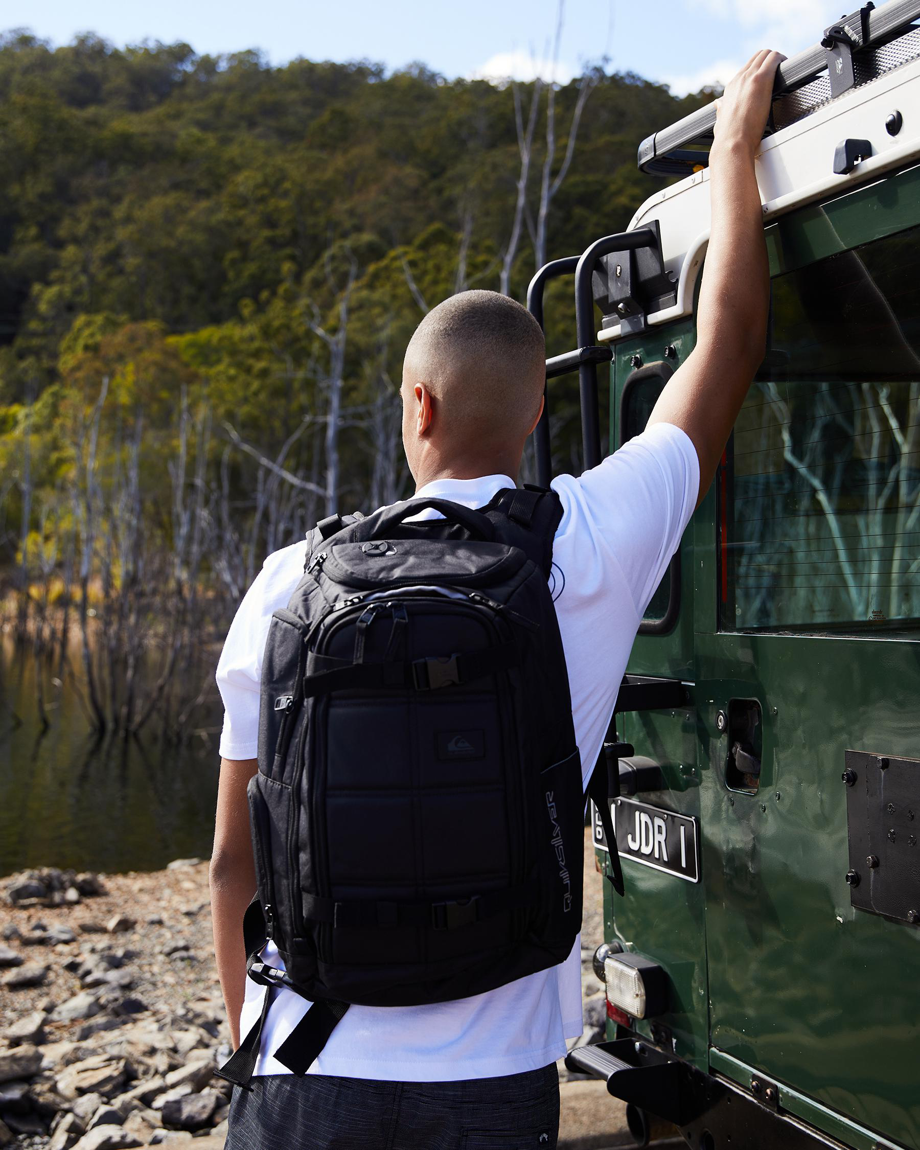 Quiksilver Grenade Backpack In Black City Beach Australia