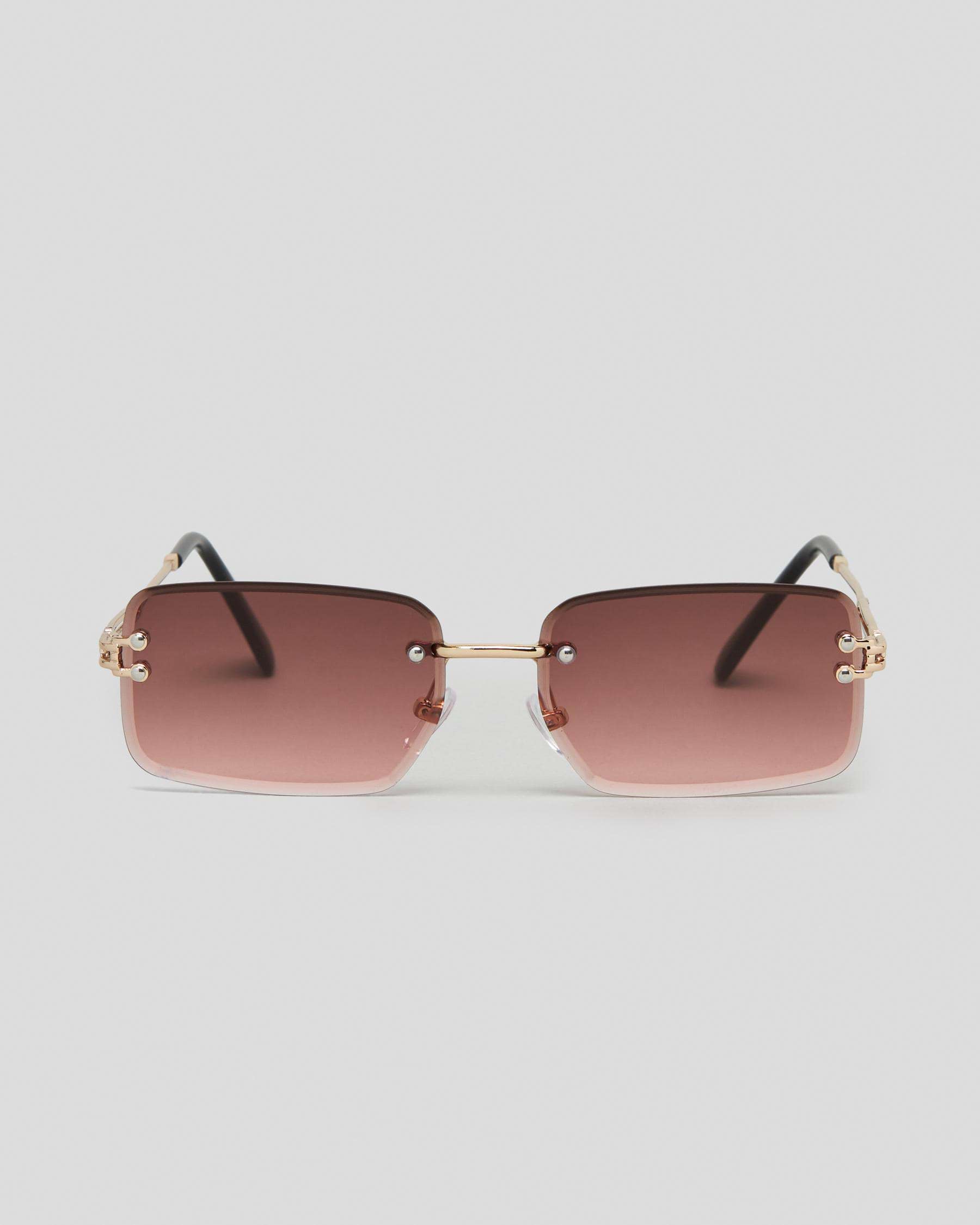 Indie Eyewear Miami Sunglasses In Gold/light Pink - FREE* Shipping ...