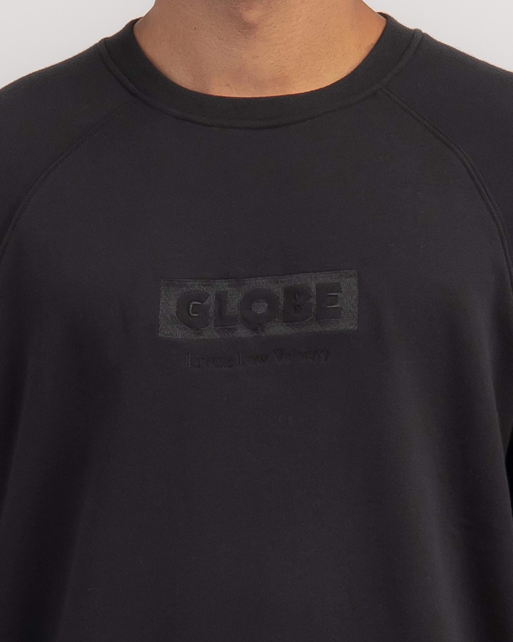Globe Minibar Crew Neck Sweatshirt In Black - Fast Shipping & Easy ...