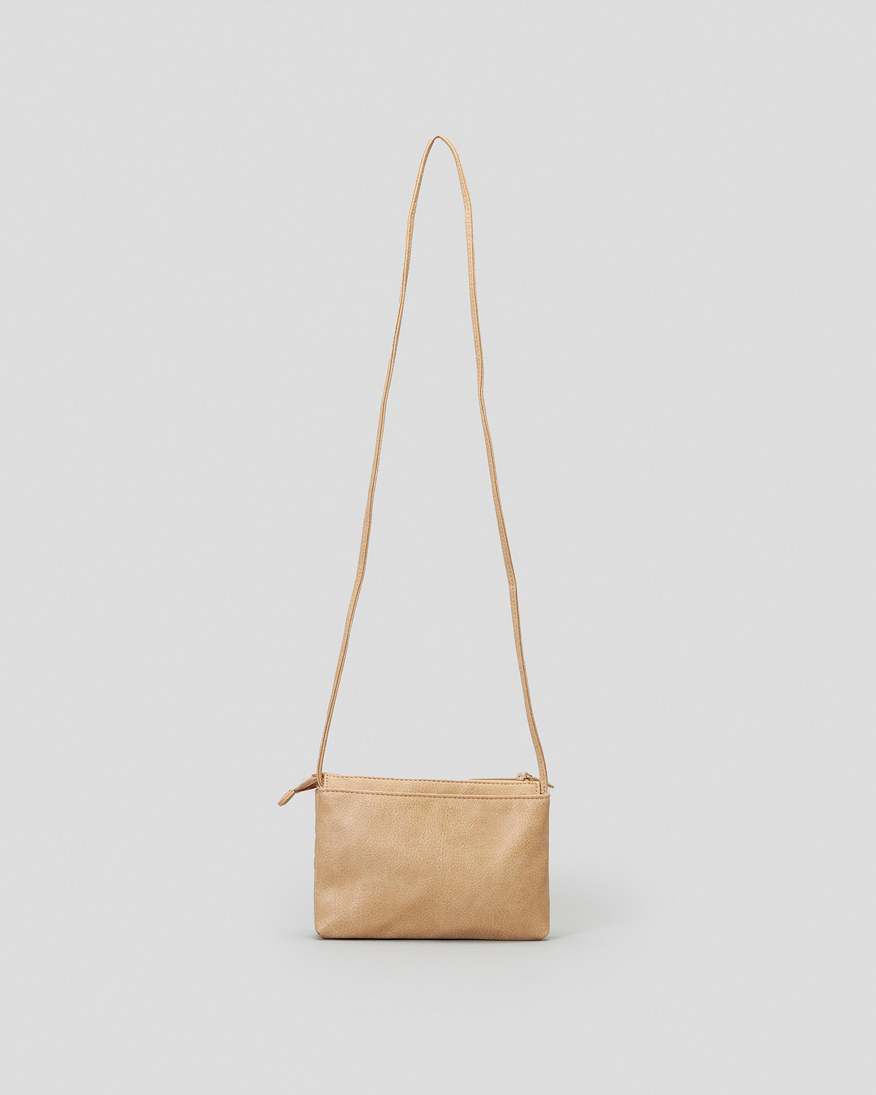 Shop Billabong CB Summerside Festival Crossbody Bag In Tan Fast