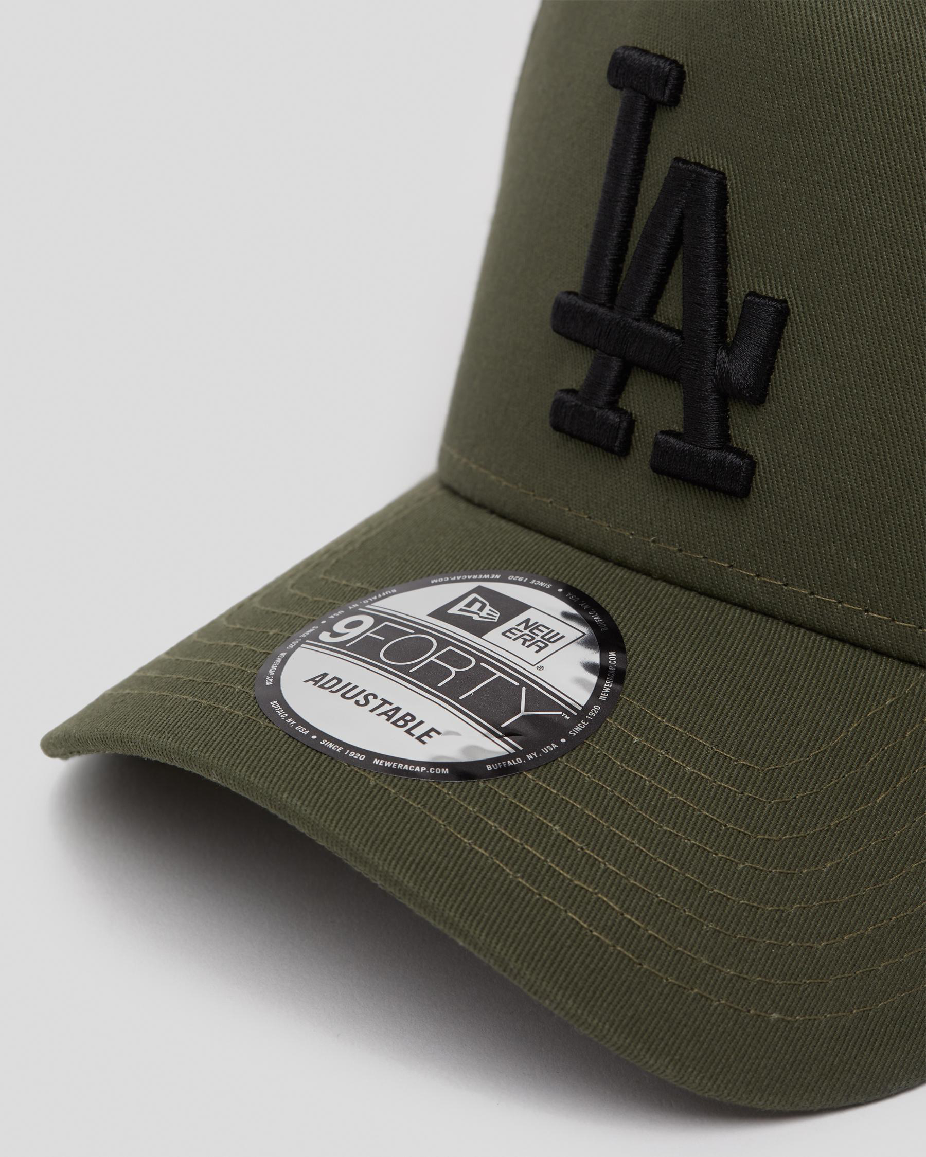 New Era Los Angeles Dodgers 9Forty AFrame Snapback Cap In Olive FREE