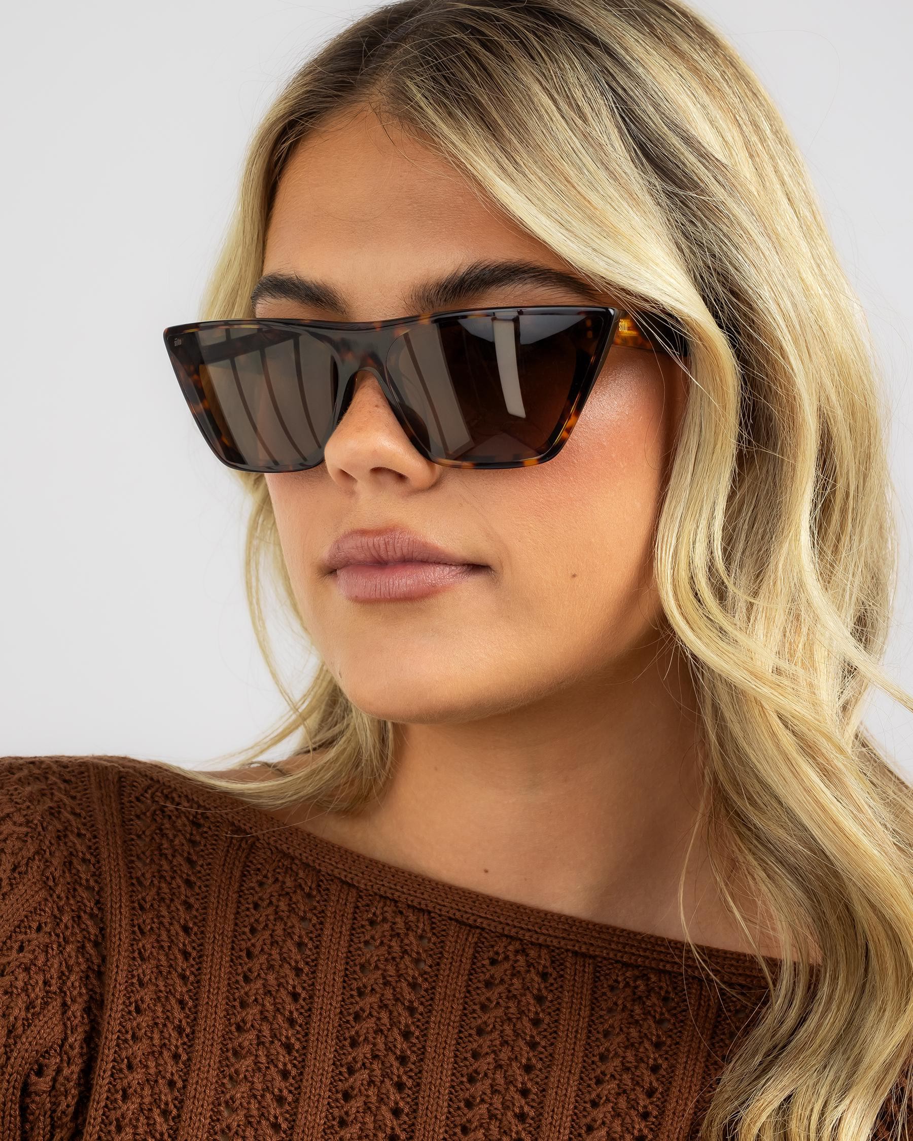 Shop Sito Sweet Harmony Sunglasses In Maple Tort/brown - Fast Shipping ...
