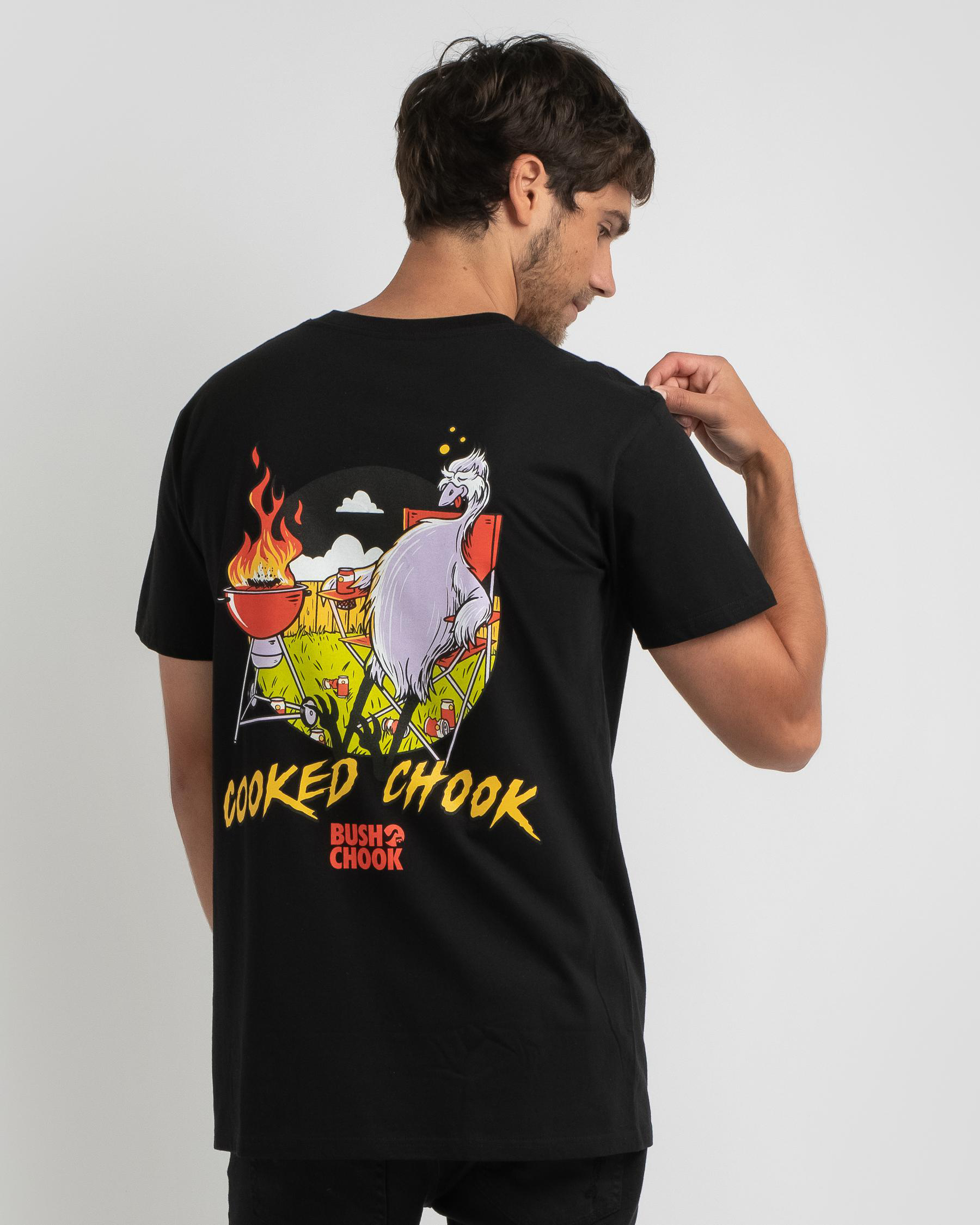 Bush Chook Cooked Chook T-Shirt In Black | City Beach Australia