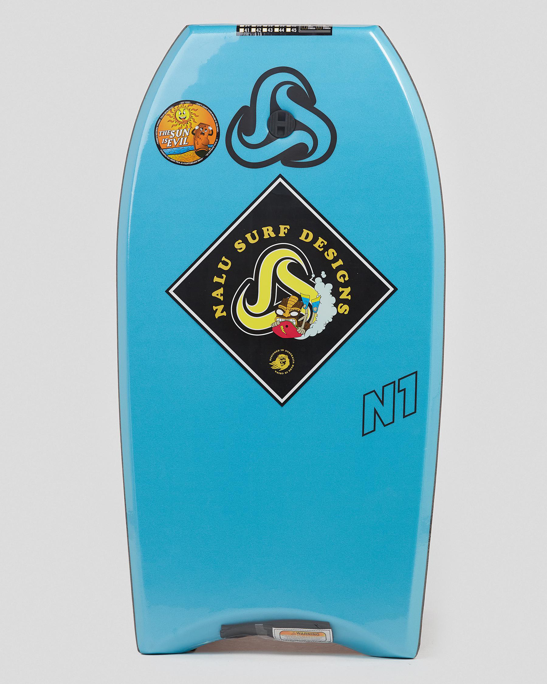 Nalu Bodyboards N1 38" Bodyboard In Sky Blue Fast Shipping & Easy