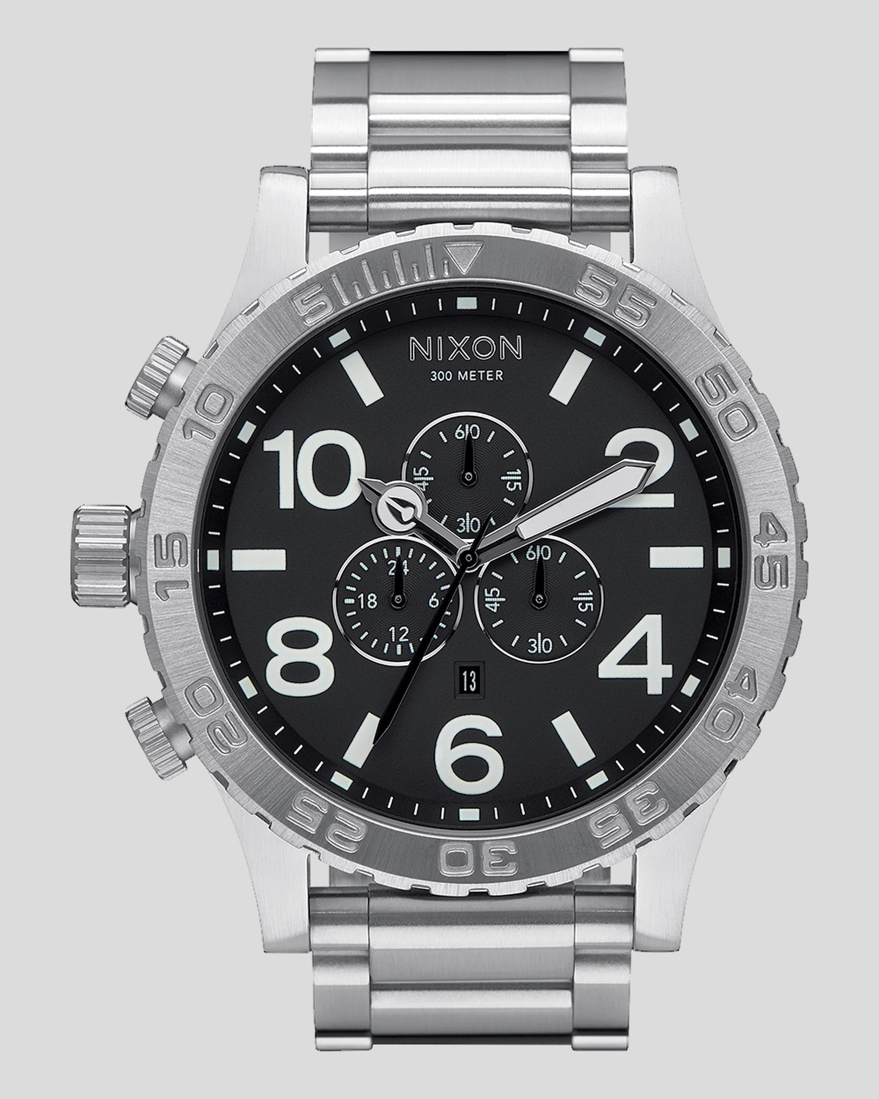 Orologio Uomo NIXON 51-30 Chrono, Cassa 51mm, Acciaio Inox, Impermeabile 100m, Cronografo, Bronzo/nero