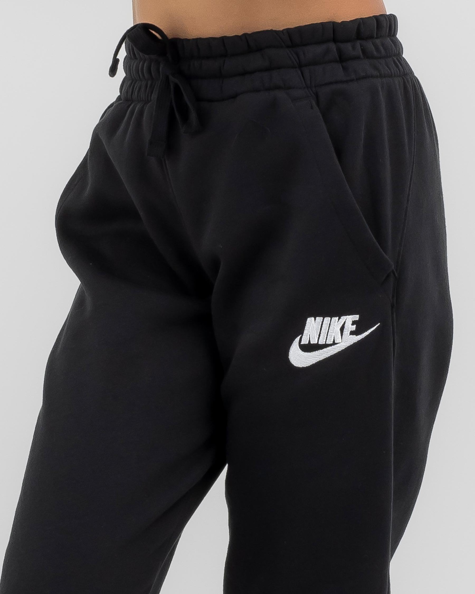 Nike Girls' Sportswear Track Pants In Black/black/white - Fast Shipping ...