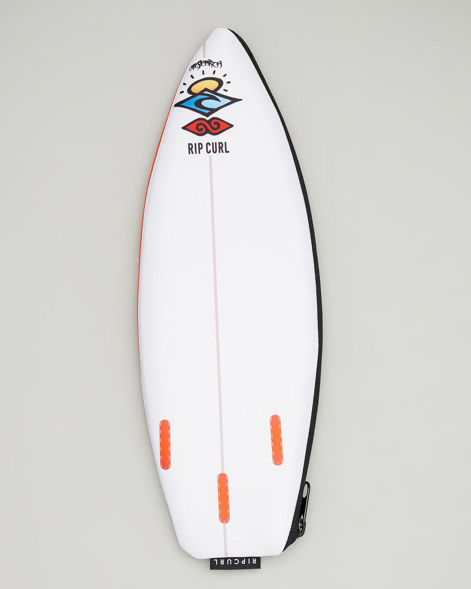 Shop Rip Curl Surfboard Pencil Case In Orange Fast Shipping & Easy