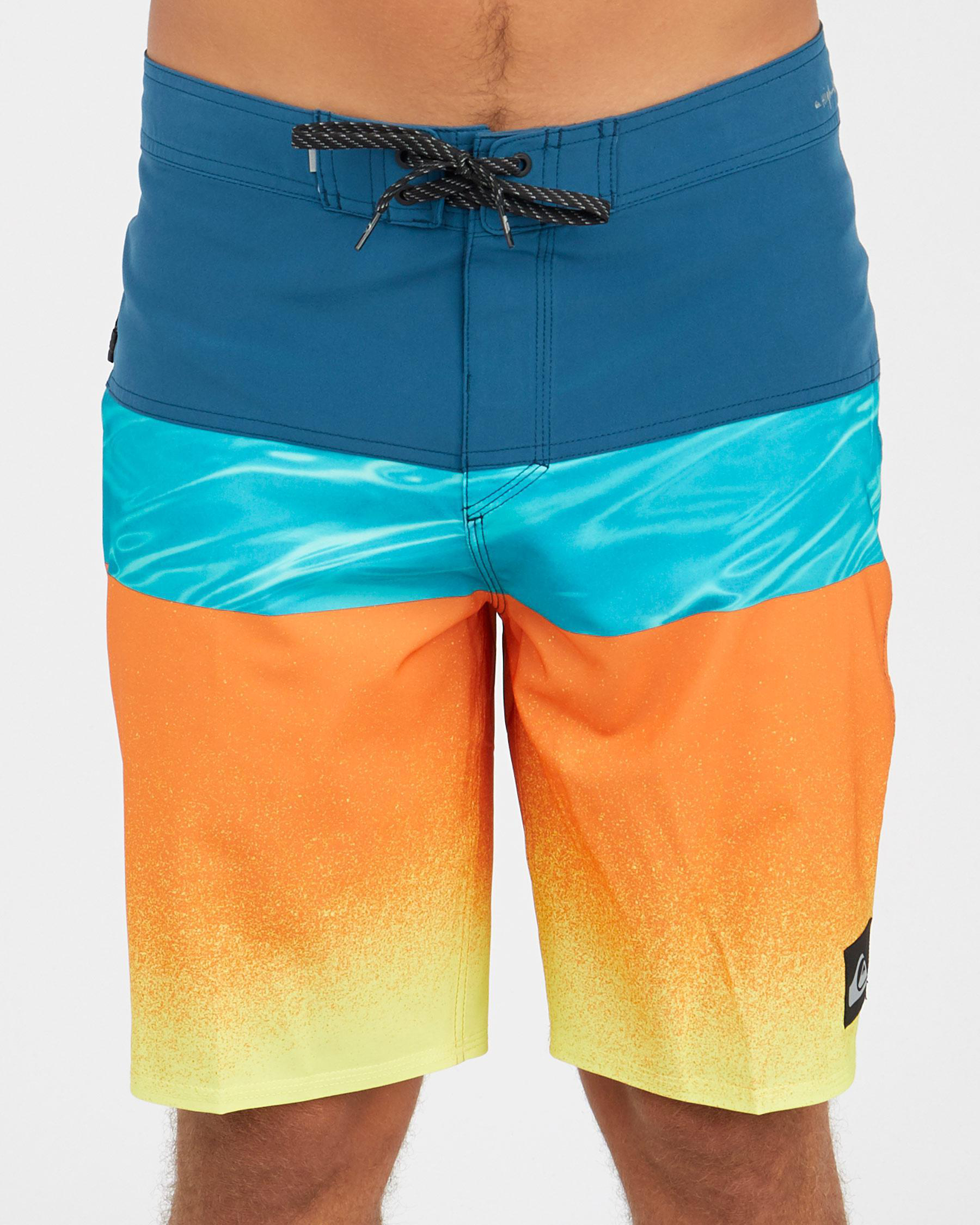 Shop Quiksilver Highline Hold Down Board Shorts In Majolica Blue Fast