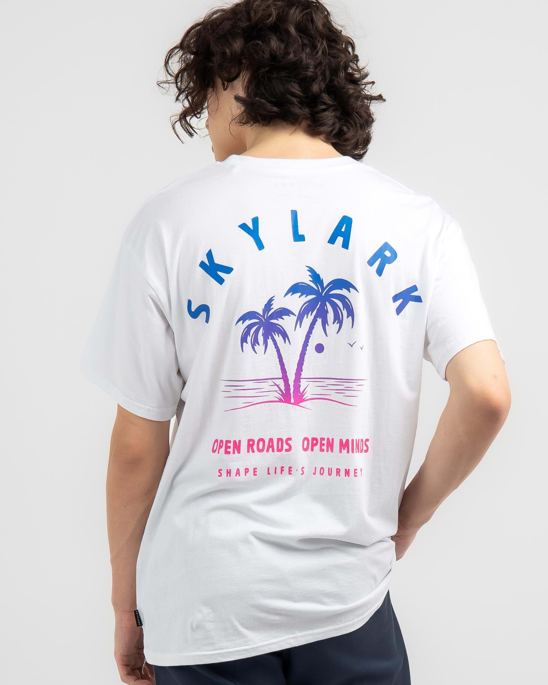 Shop Skylark Fader T-Shirt In White - Fast Shipping & Easy Returns ...