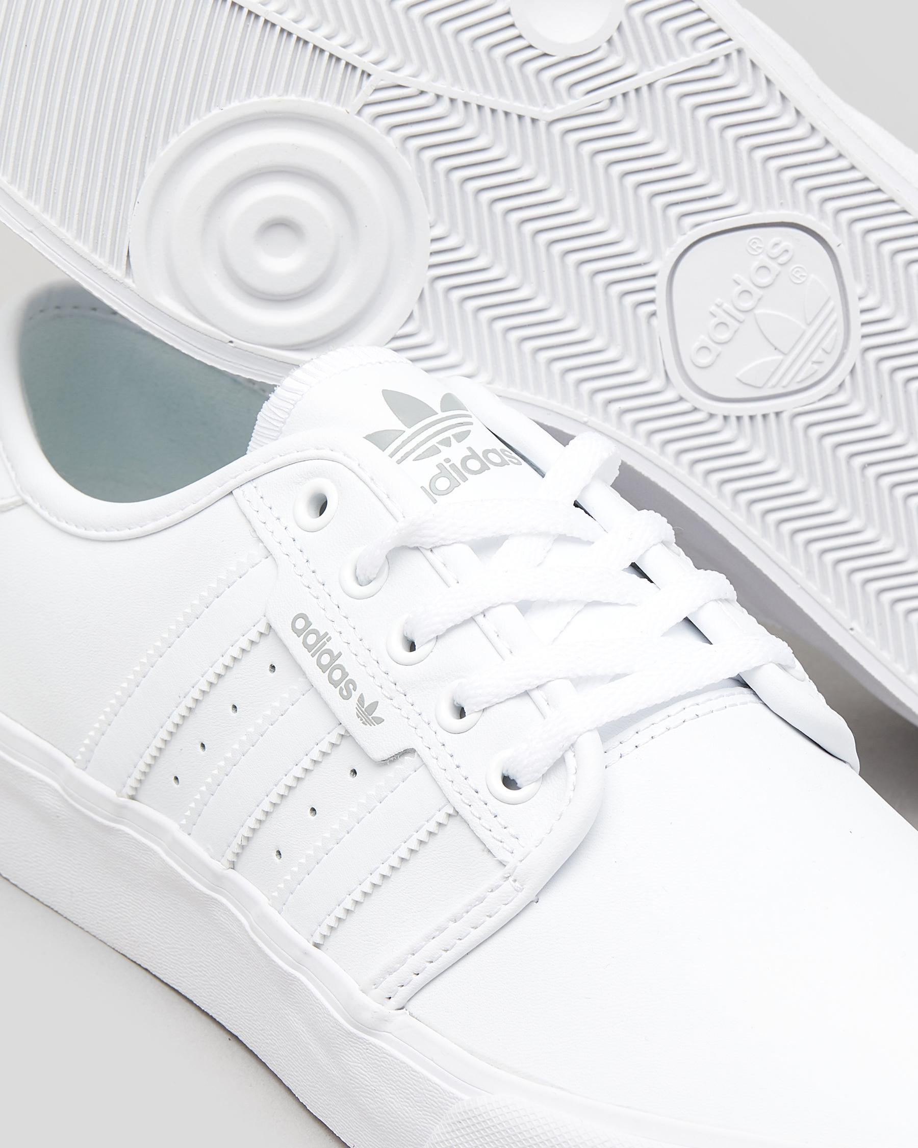 Adidas Seeley Shoes In Ftwr White/ftwr White/ftwr White - Fast Shipping ...