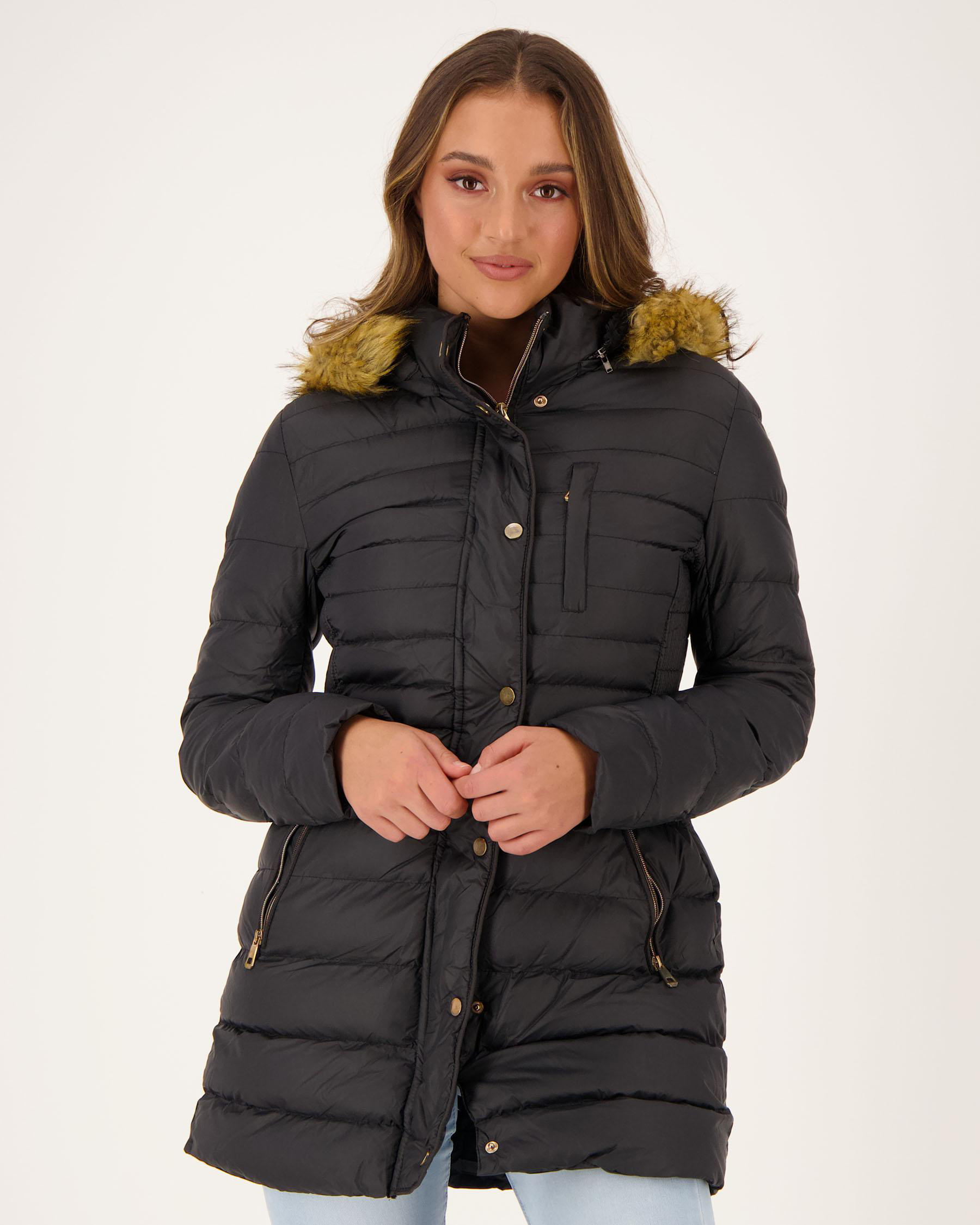 Shop Used Chaos Puffer Jacket In Black - Fast Shipping & Easy Returns ...