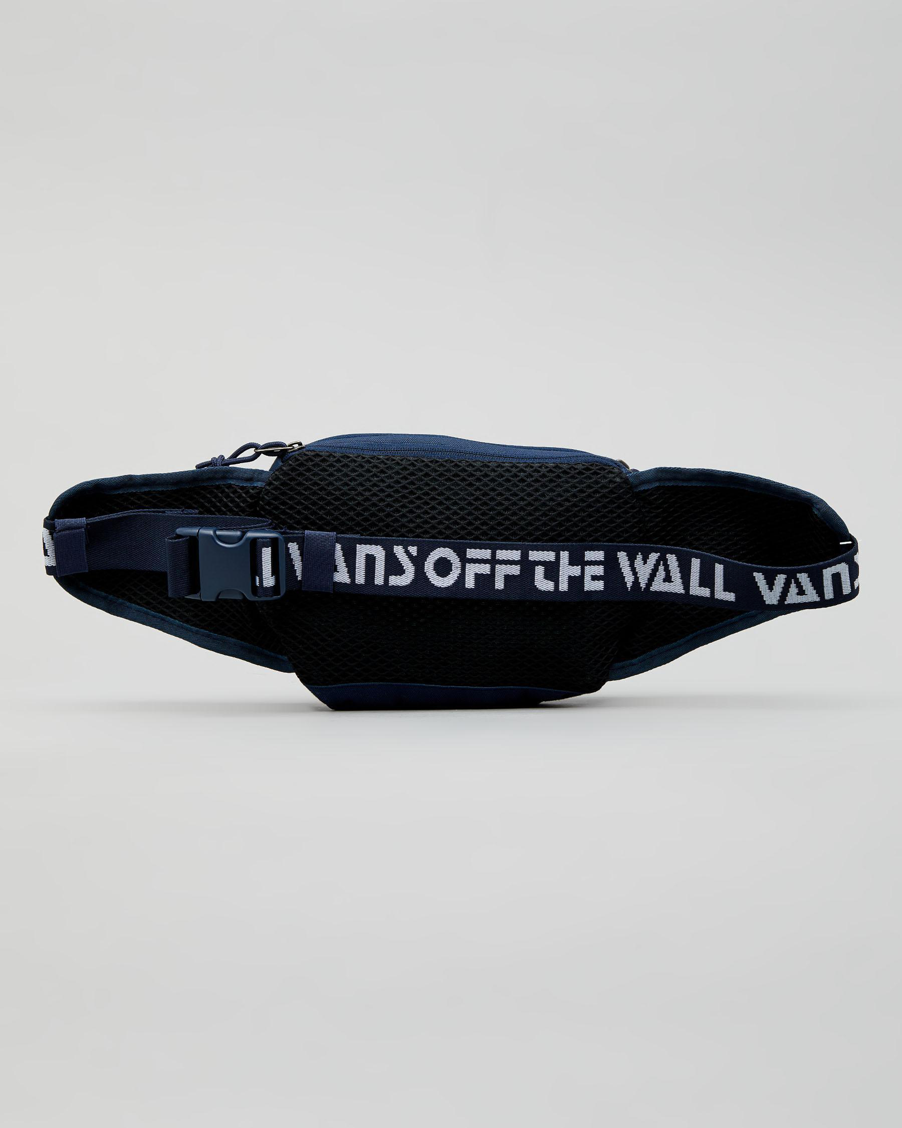 Shop Vans Survey Cross Body Bag In Dress Blue Sport Fast Shipping