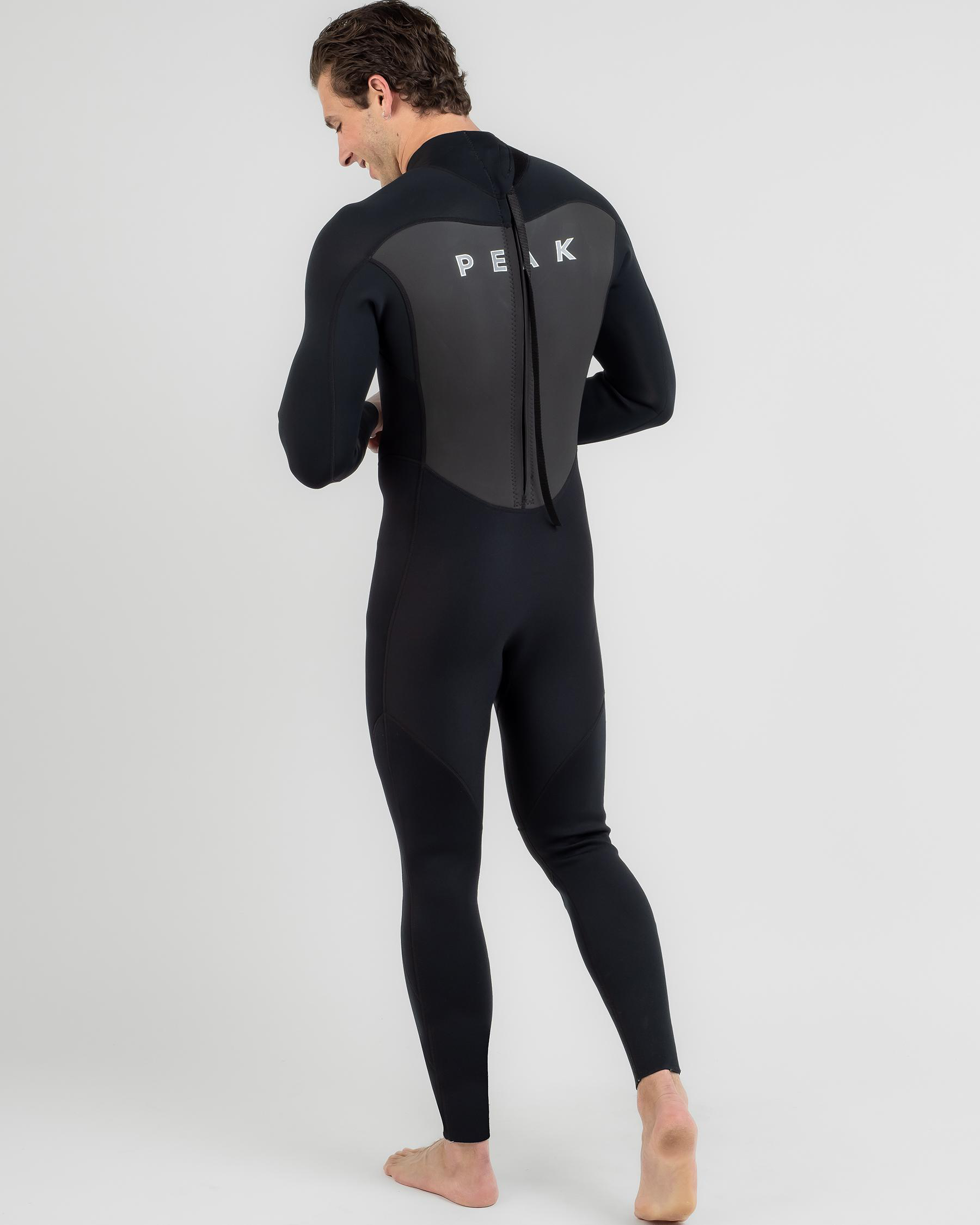 Shop Peak Wetsuits Energy 3/2 FL Wetsuit In Black Fast Shipping