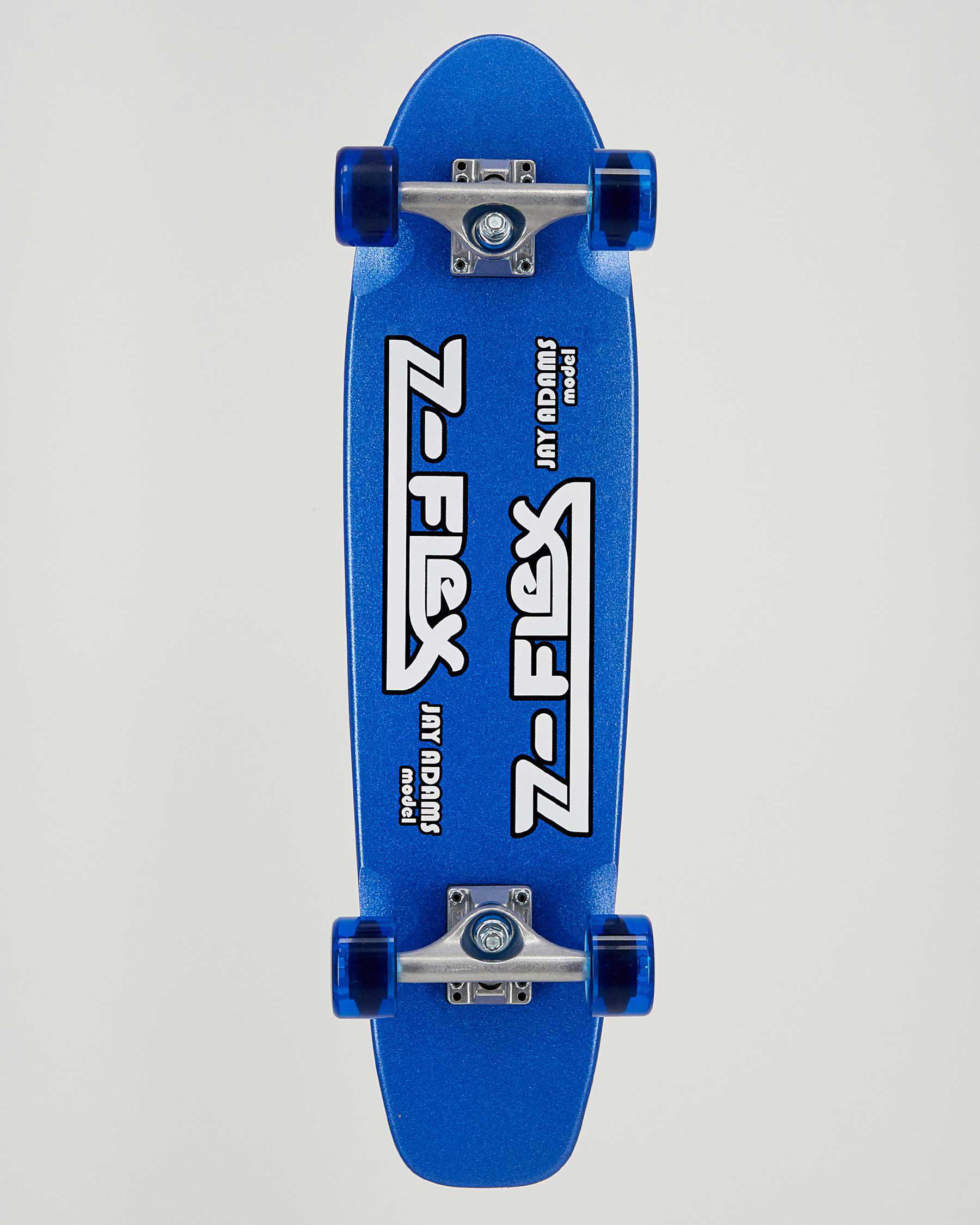 Zflex Metal Flake 29" Complete Skateboard In Blue Fast Shipping