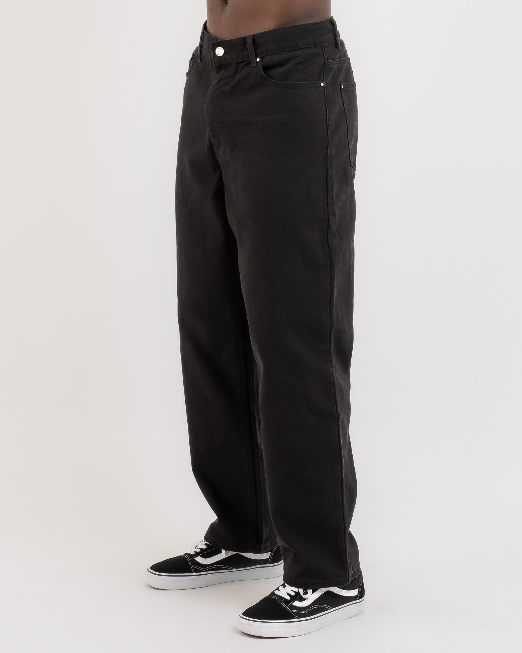 STUSSY Washed Canvas Big ol Jeans