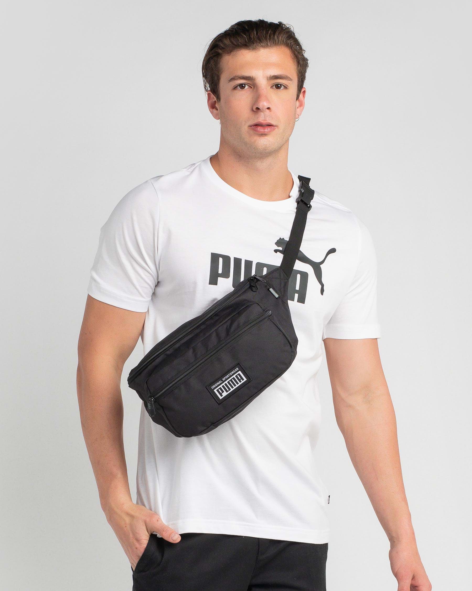 Shop Puma Academy Waist Bag In Puma Black - Fast Shipping & Easy ...
