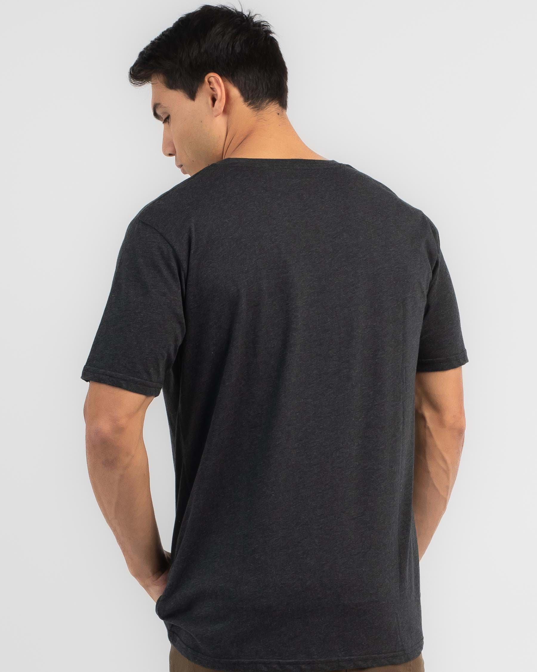 Lucid Essential 2.0 T-Shirt In Char Marle - Fast Shipping & Easy ...