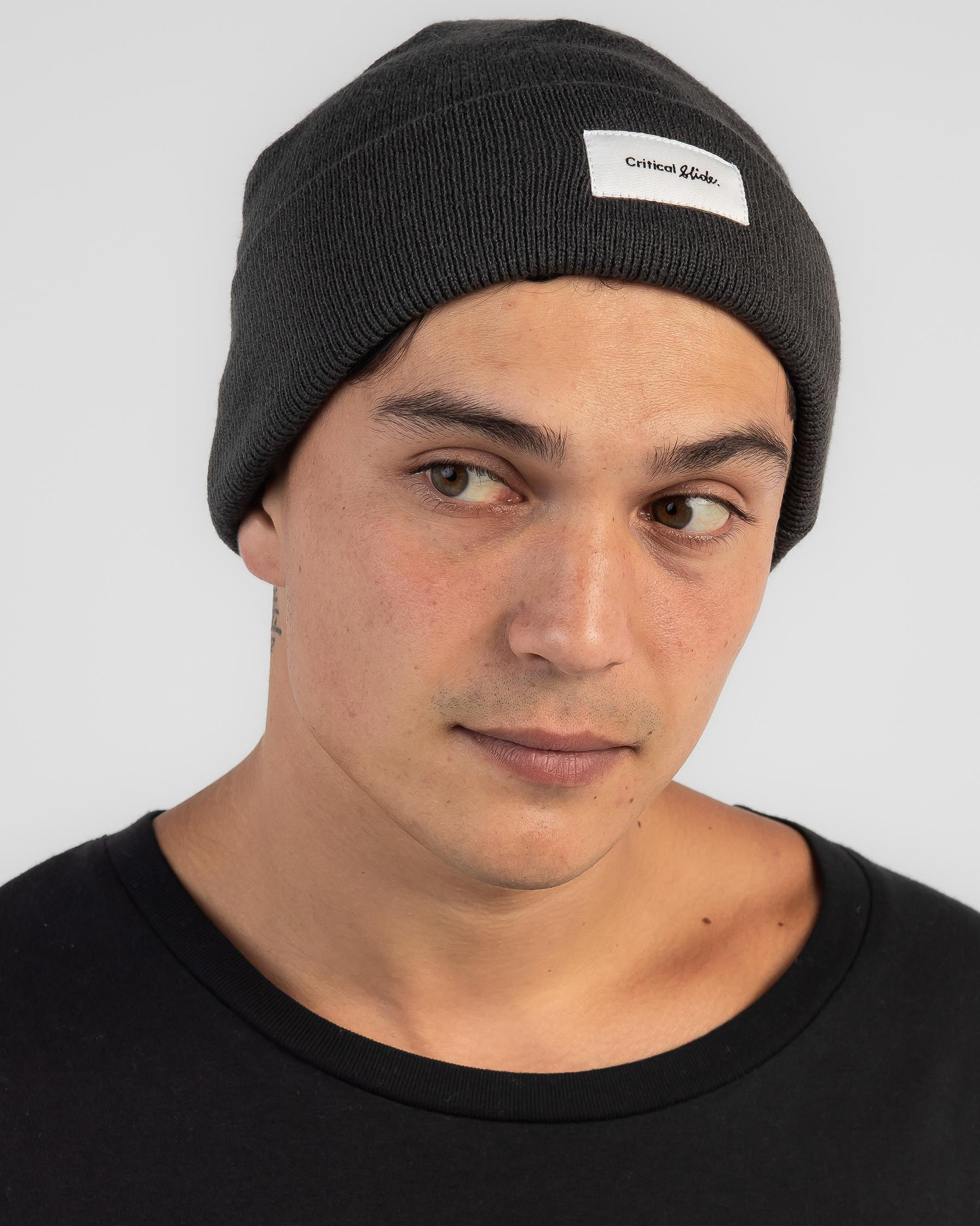 Shop The Critical Slide Society Institute Beanie In Vintage Black