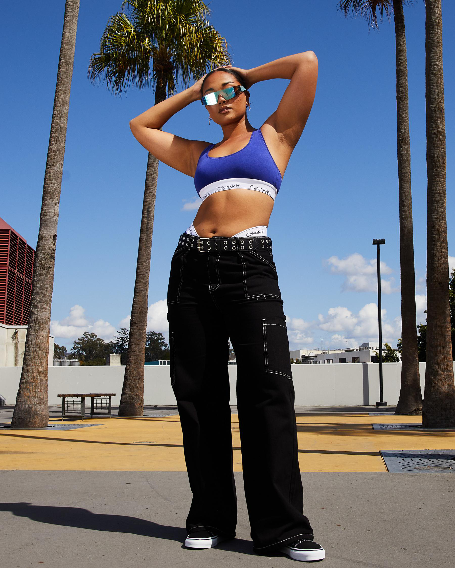 DESU Hound Dog Cargo Jeans In Black Fast Shipping & Easy Returns