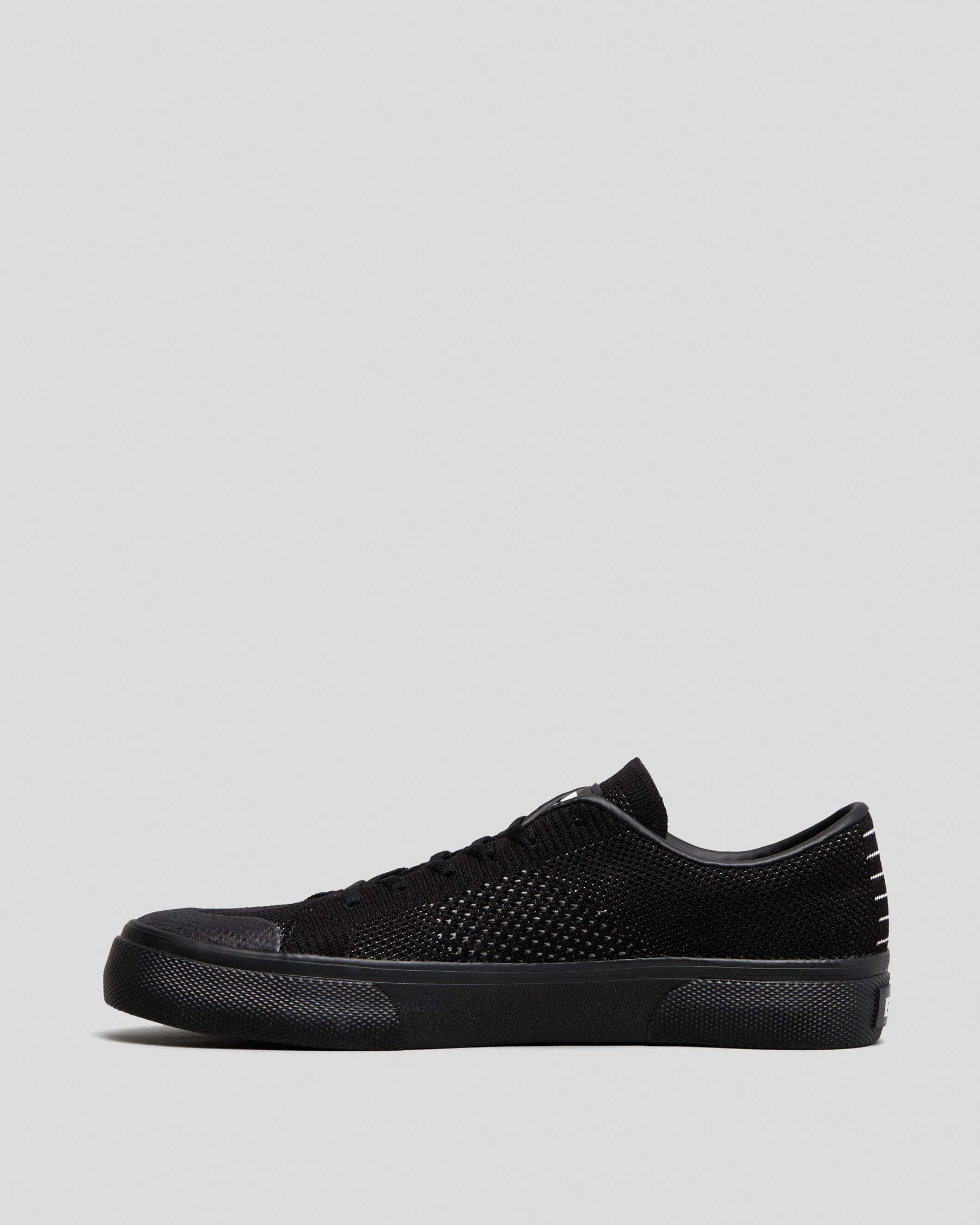 Globe Surplus Knit Shoes In Black/knit/black - Fast Shipping & Easy ...