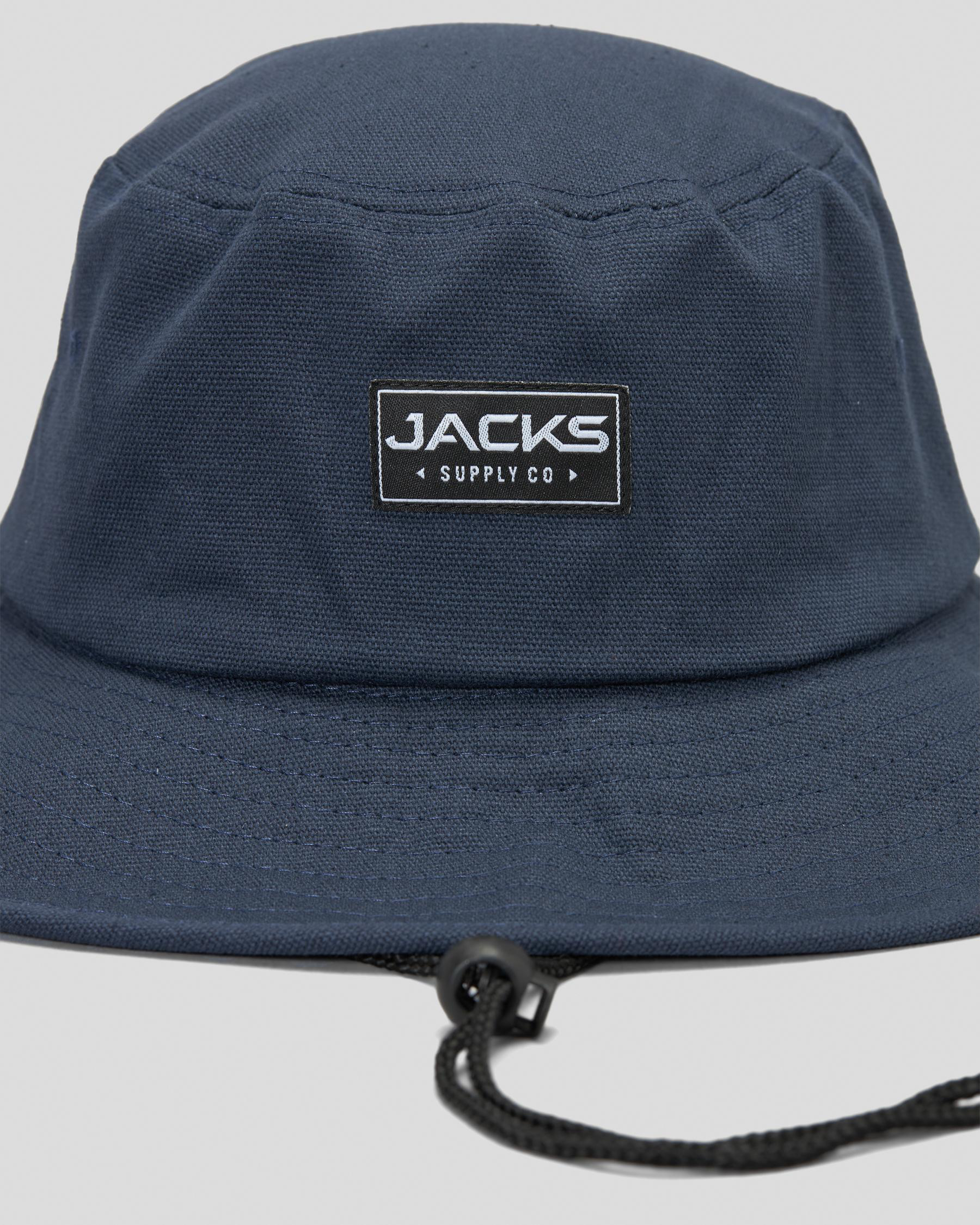 Shop Jacks Shadow Wide Brim Hat In Navy Fast Shipping & Easy Returns