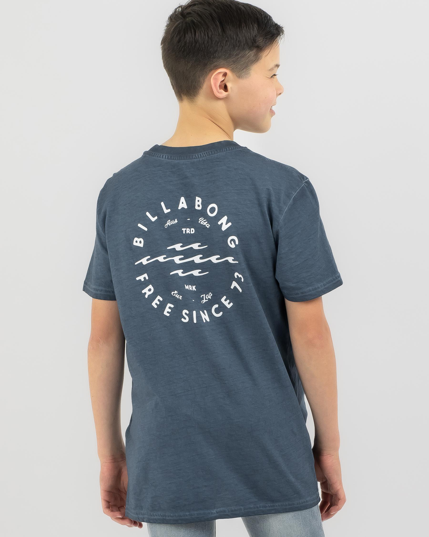 Billabong Boys 8 16 Bio Wave T Shirt (Yellow) main image 1