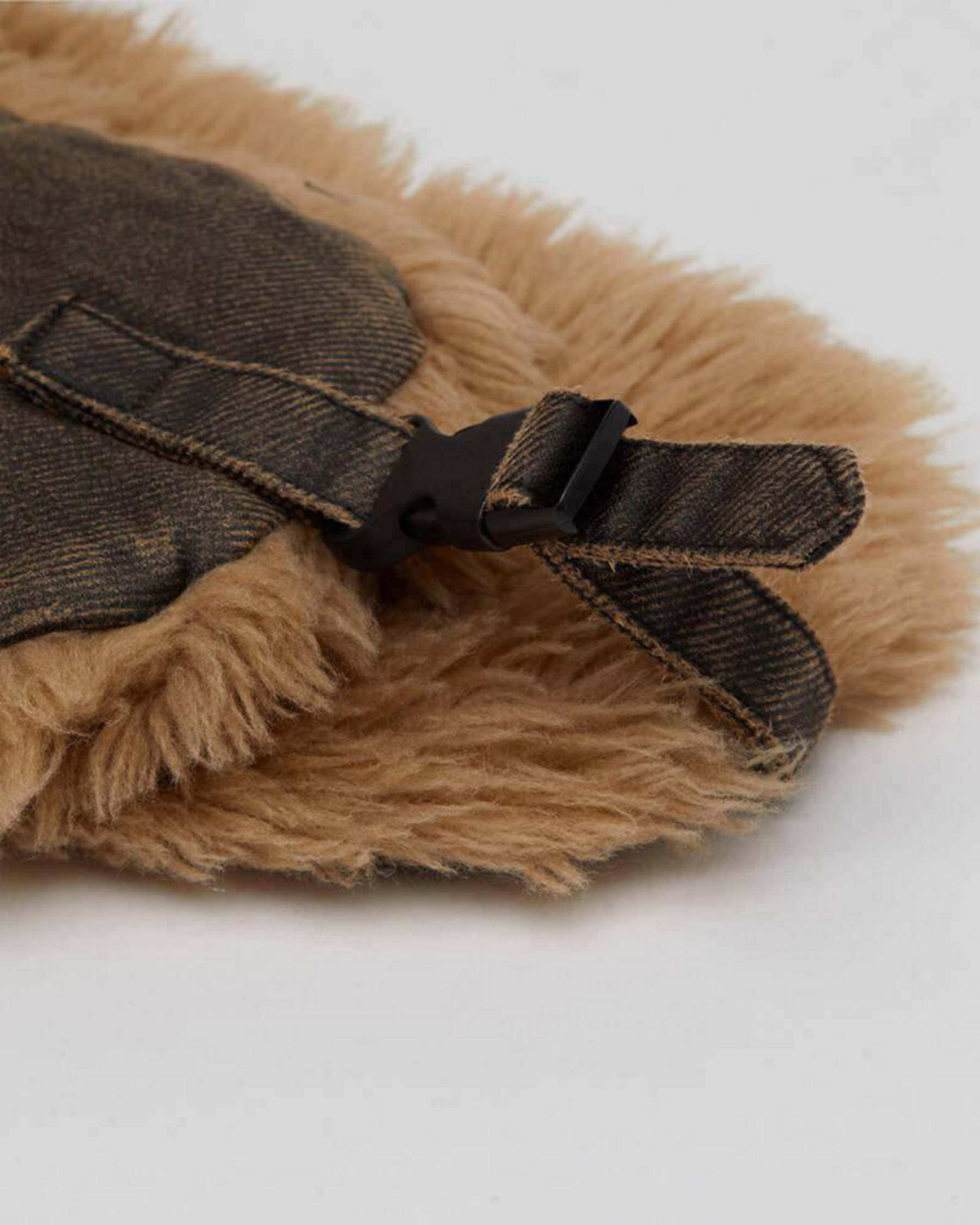 Shop Miscellaneous Wintertide Trapper Hat In Washed Brown Fast