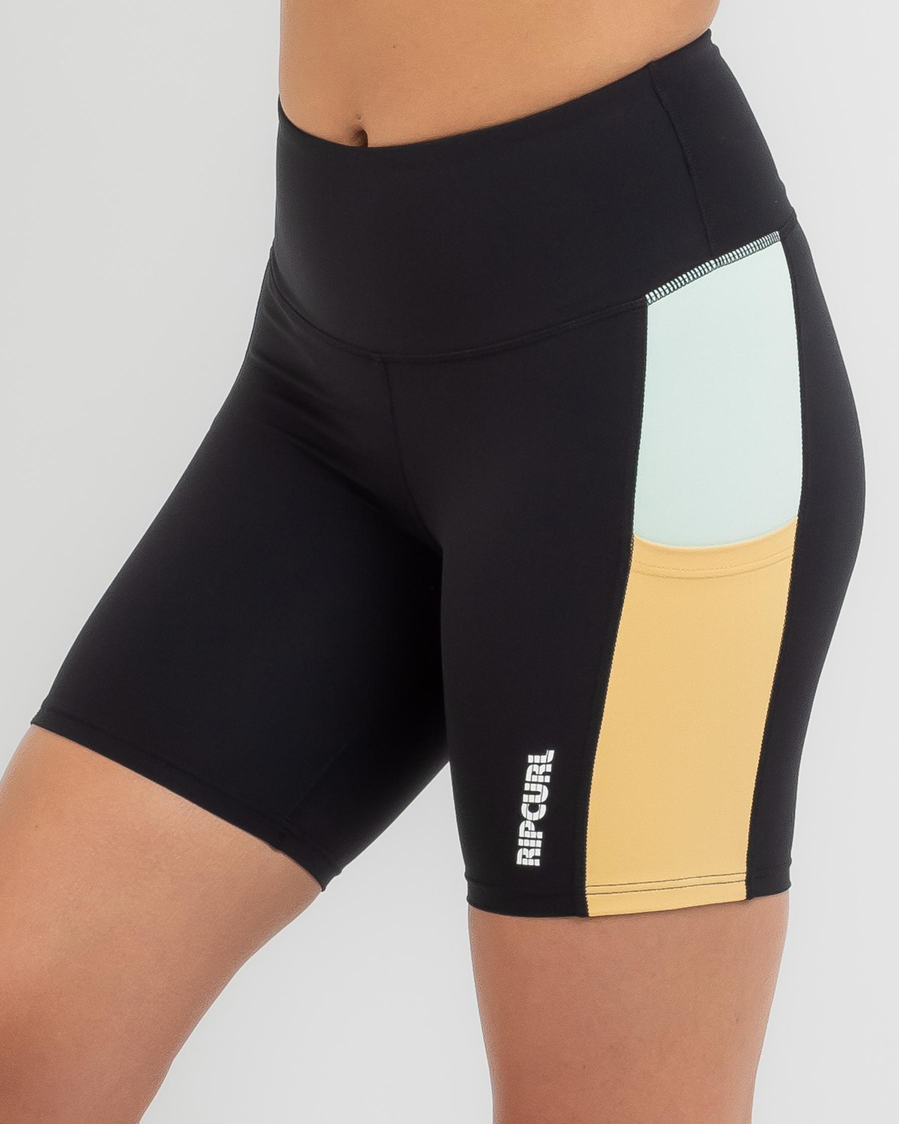 Shop Rip Curl Run Swim Surf Bike Shorts In Mint Fast Shipping & Easy