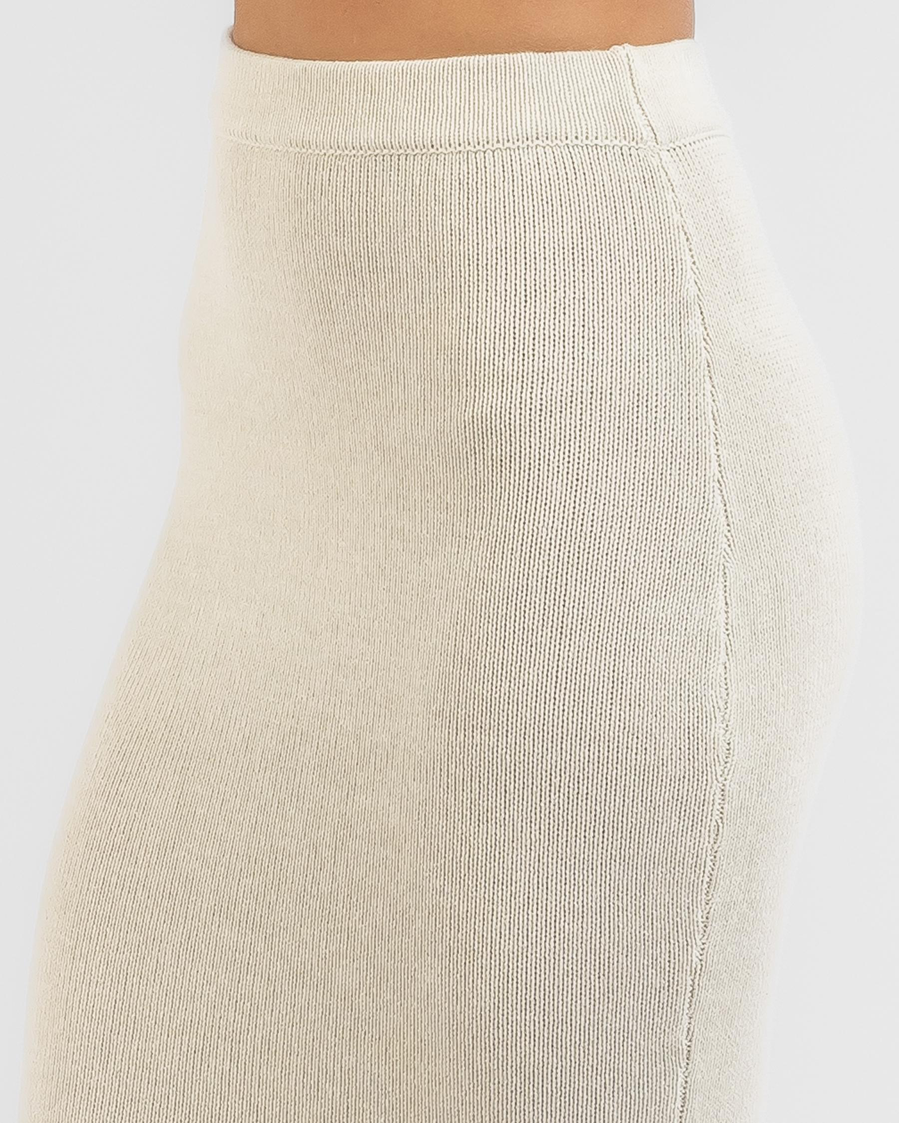 Plain Amber Maxi Skirt