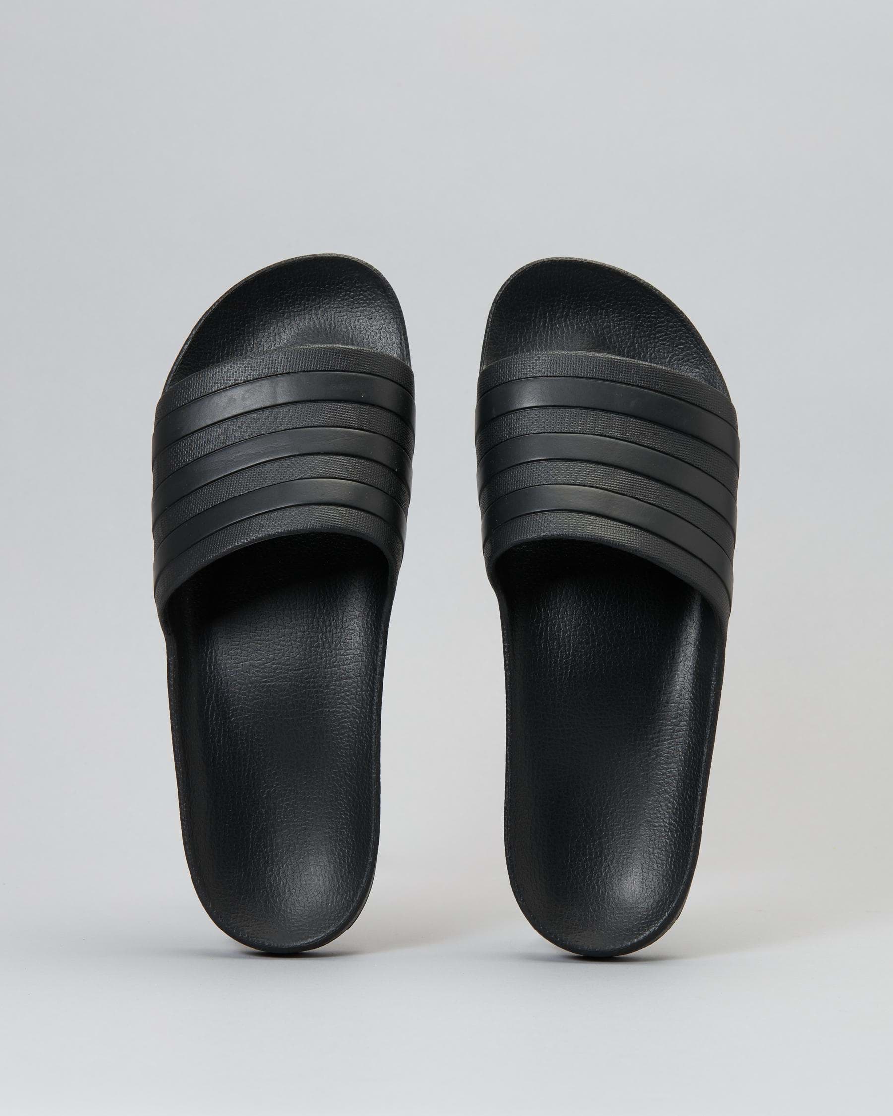 Adidas Adilette Aqua Slides In Core Black/core Black/core Black - Fast ...