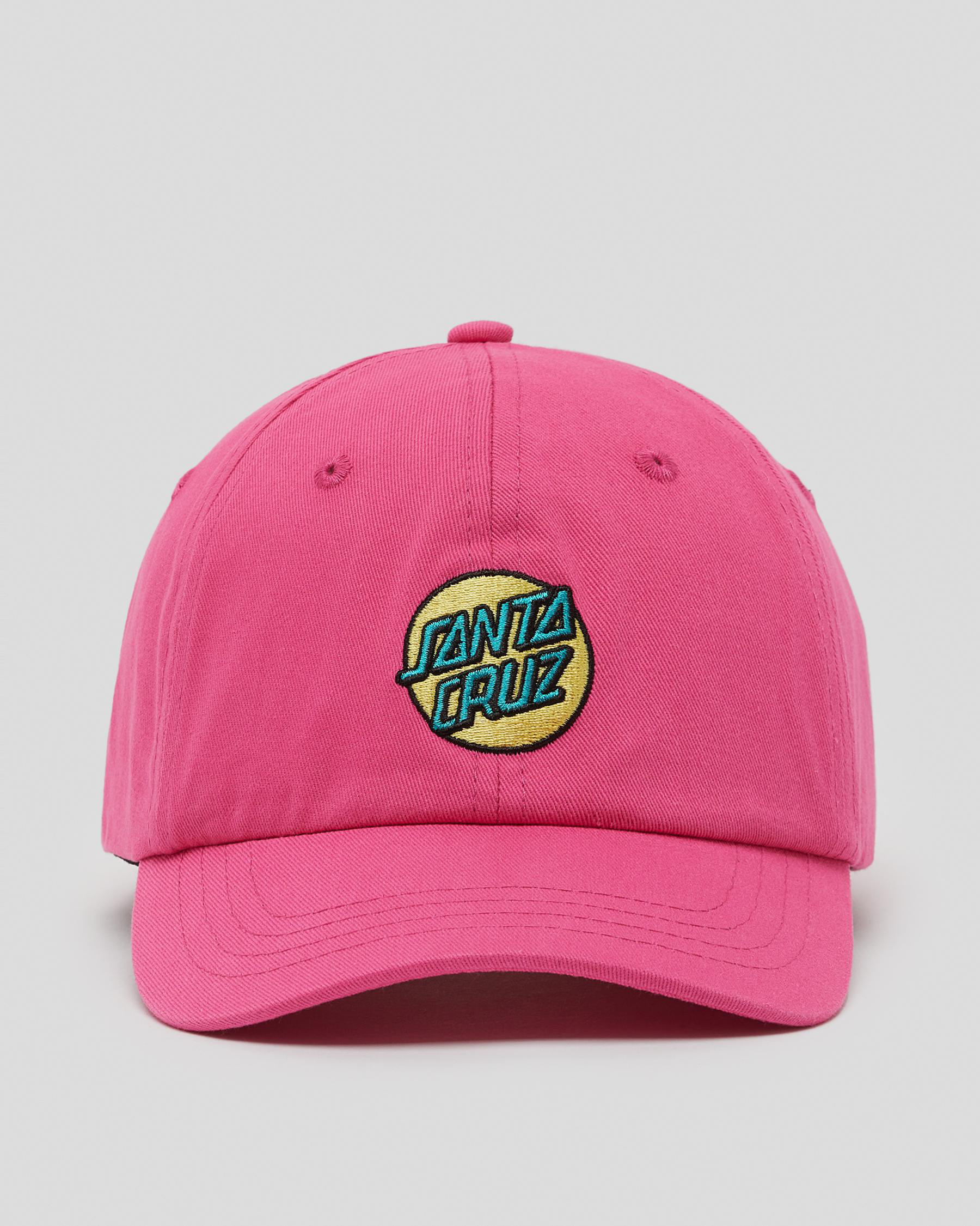 Shop Santa Cruz Girls' Other Dot Cap In Pink - Fast Shipping & Easy ...