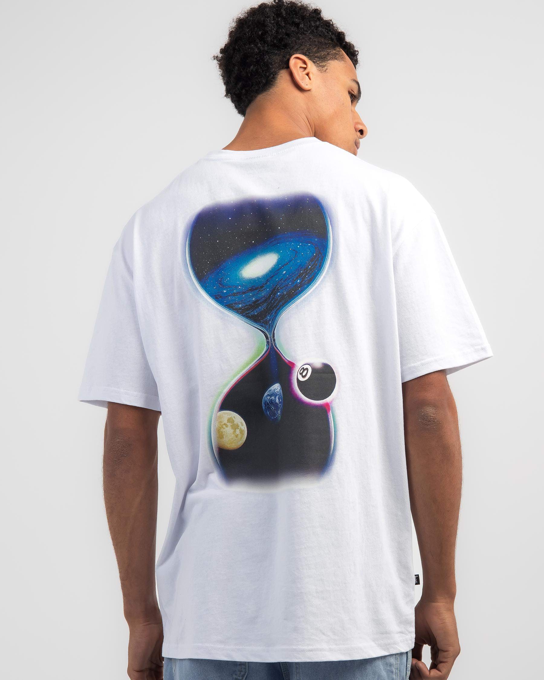 Stussy Galaxy Solid T-Shirt In White - Fast Shipping & Easy