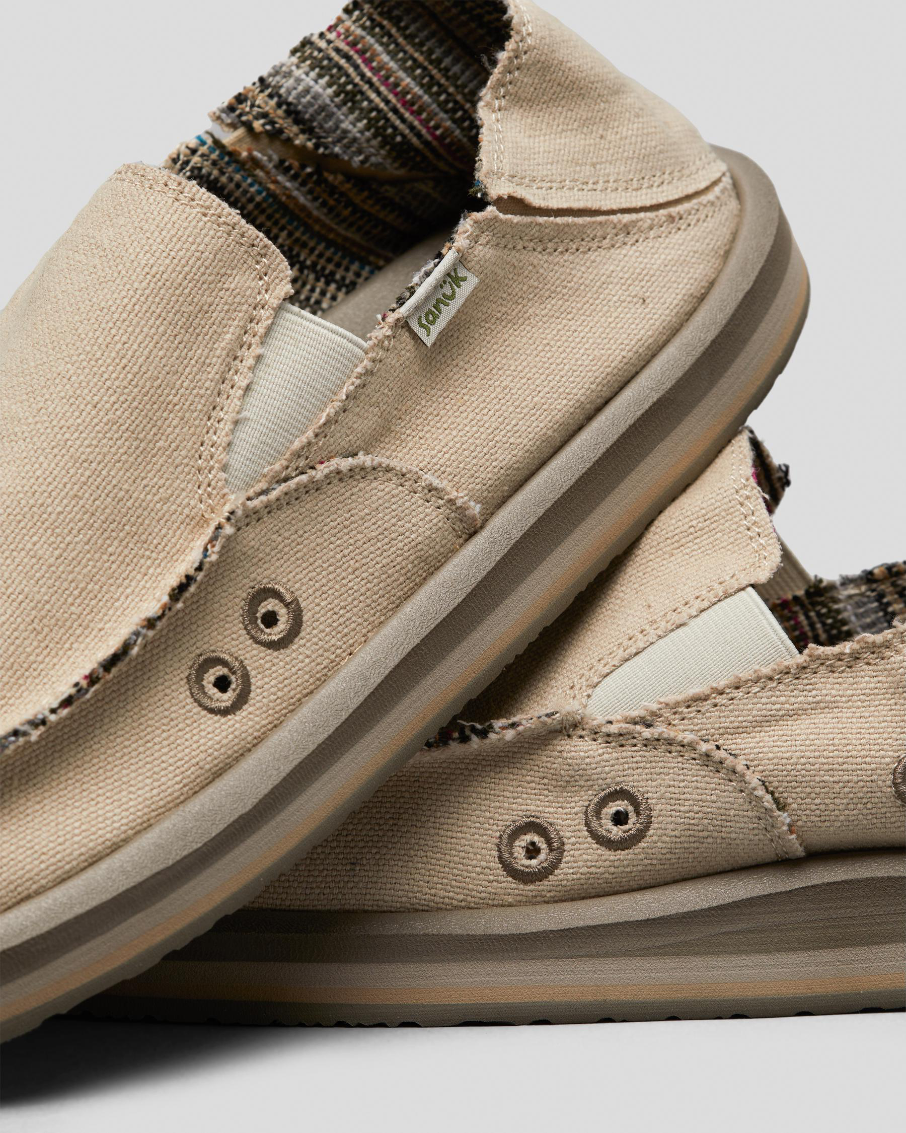 SANUK Vagabond St Hemp Shoes In Natural FREE* Shipping & Easy Returns City Beach New Zealand