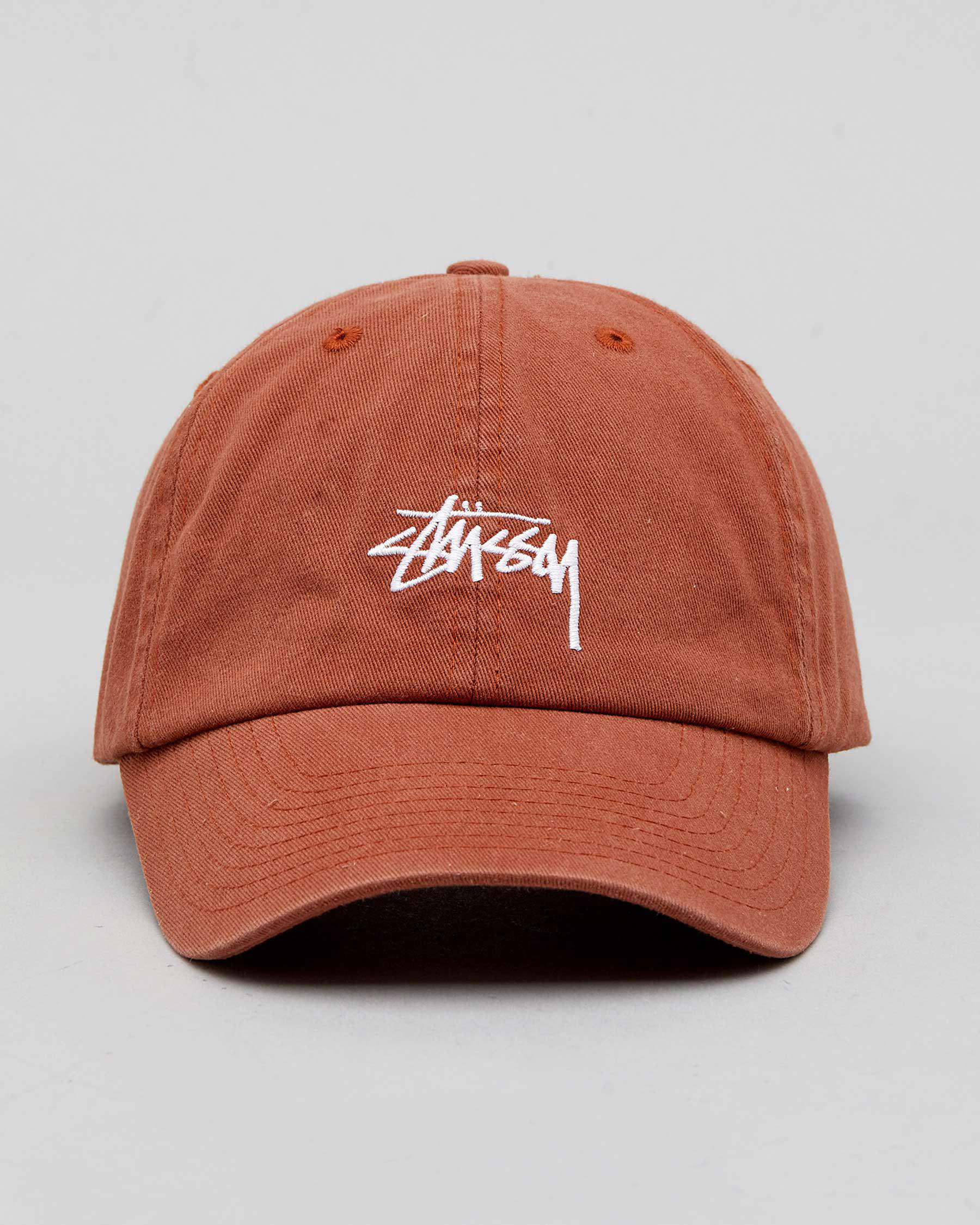 Shop Stussy Stock Low Pro Cap In Brick - Fast Shipping & Easy Returns ...