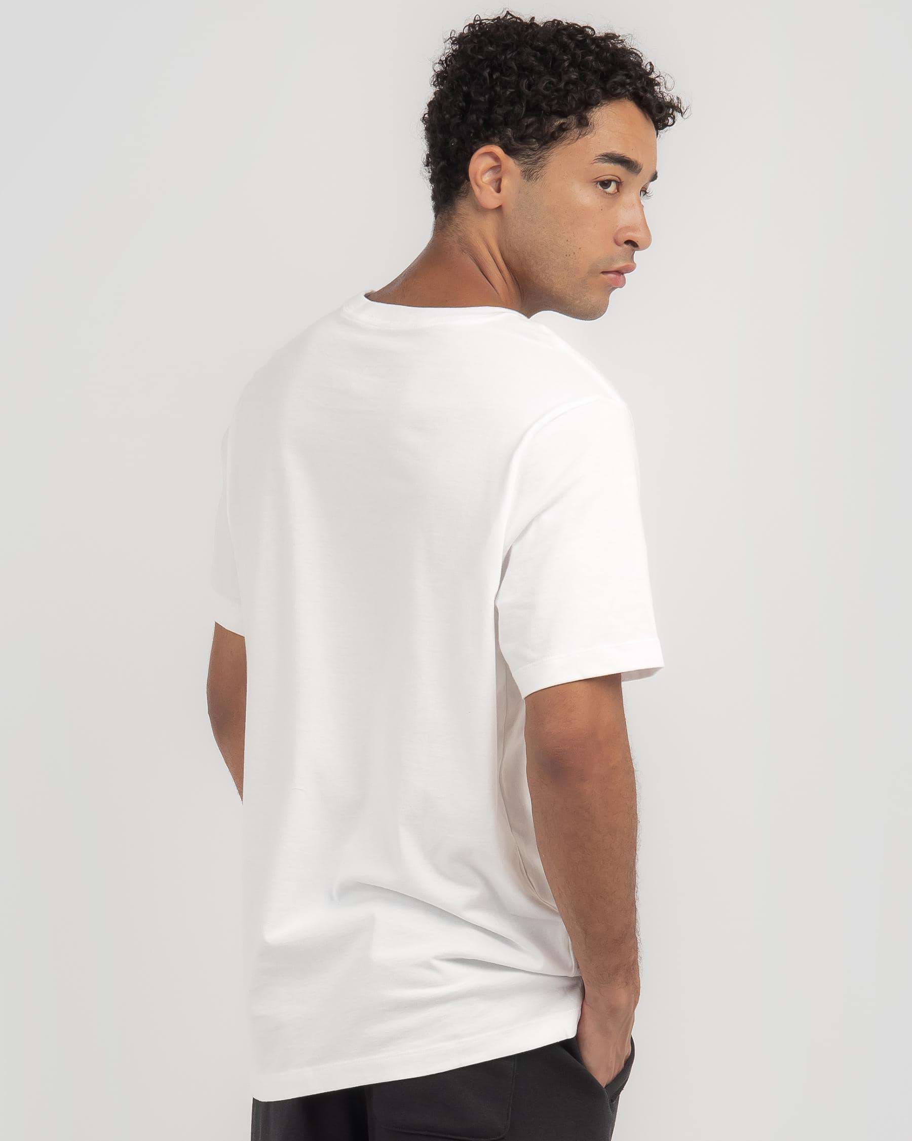 Shop Nike Sportswear Club T-Shirt In White/ Black - Fast Shipping ...