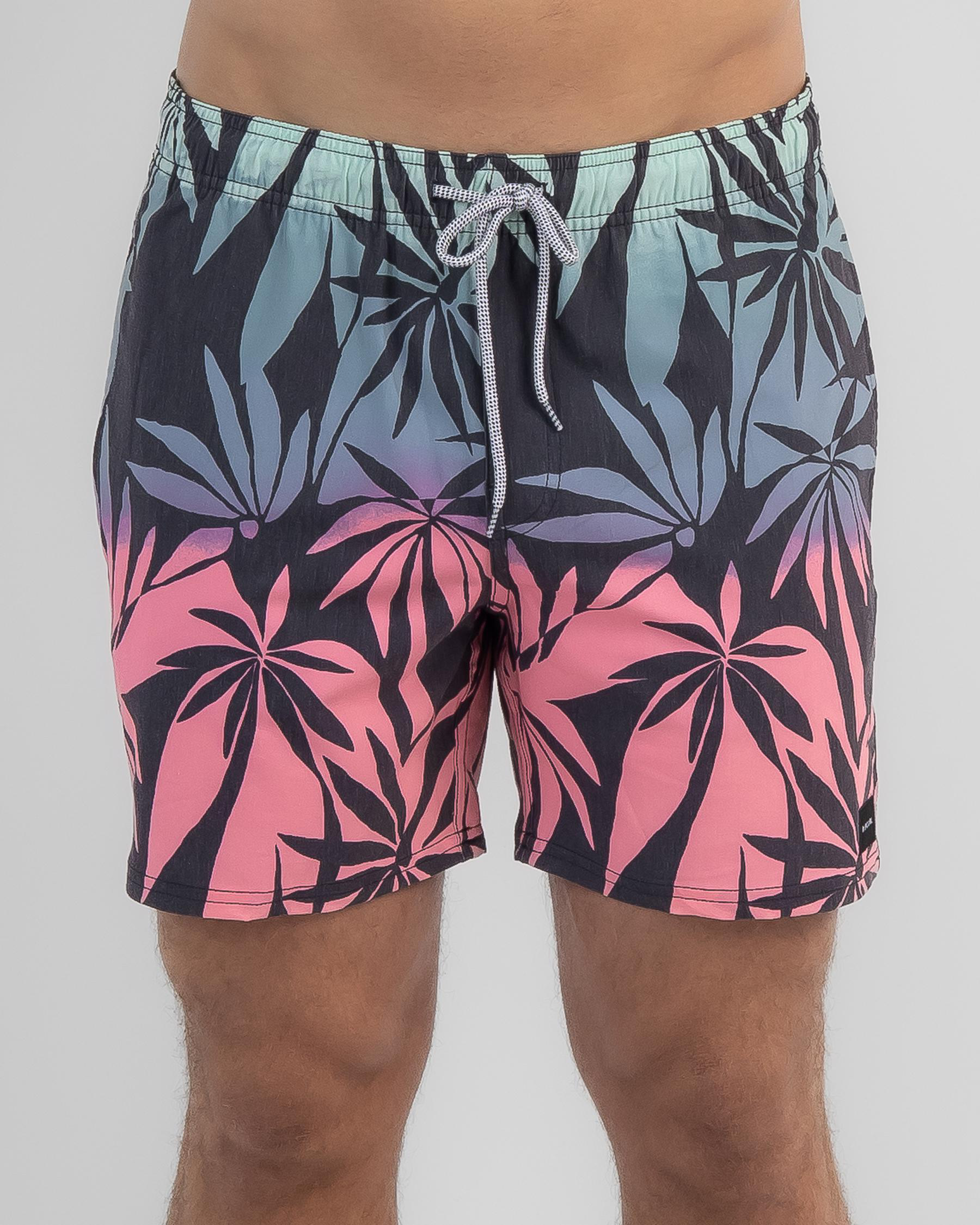 Shop Rip Curl Party Pack Volley Shorts In Washed Black Fast Shipping