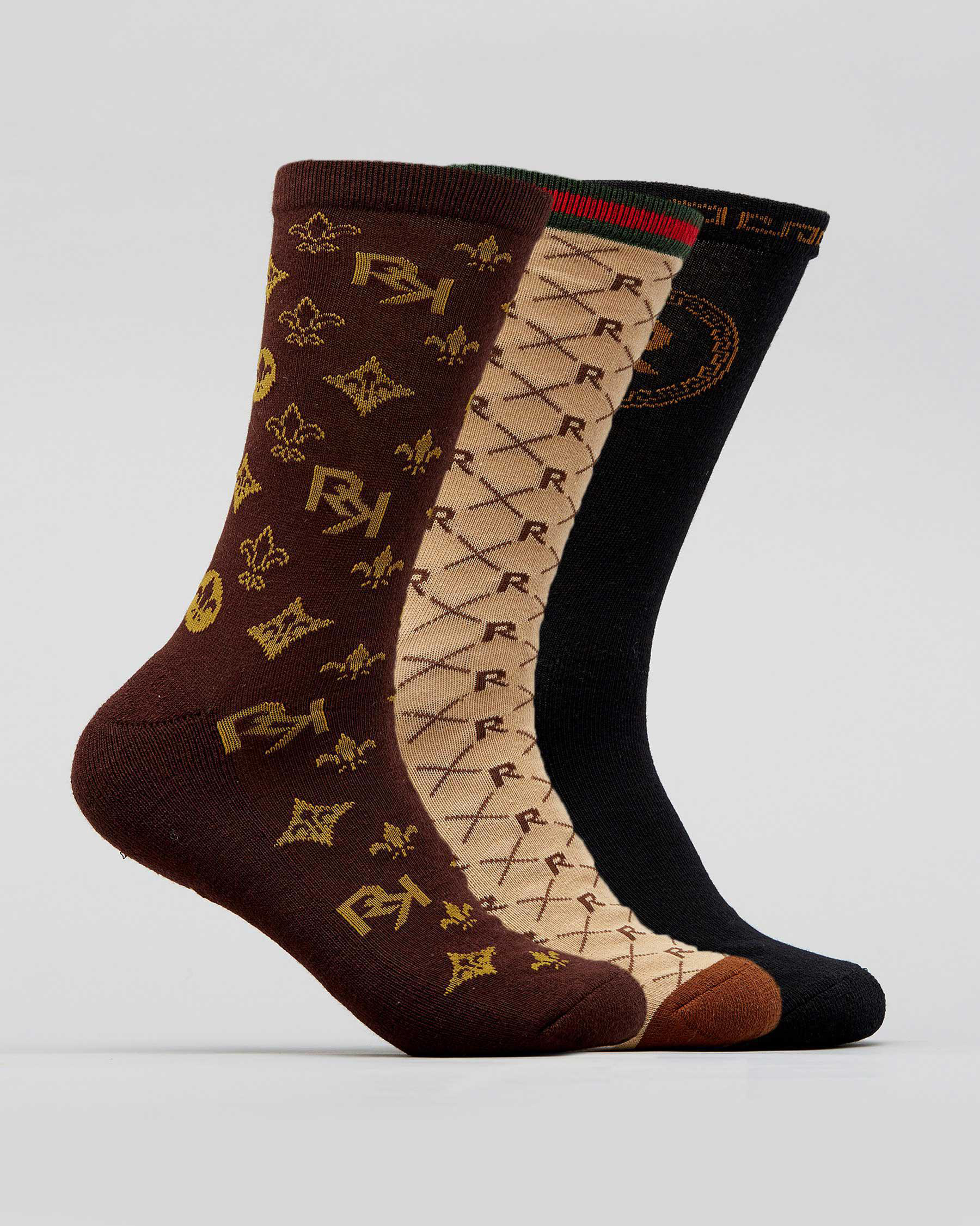 REPUBLIK Nobel Socks 3 Pack In Multi City Beach Australia