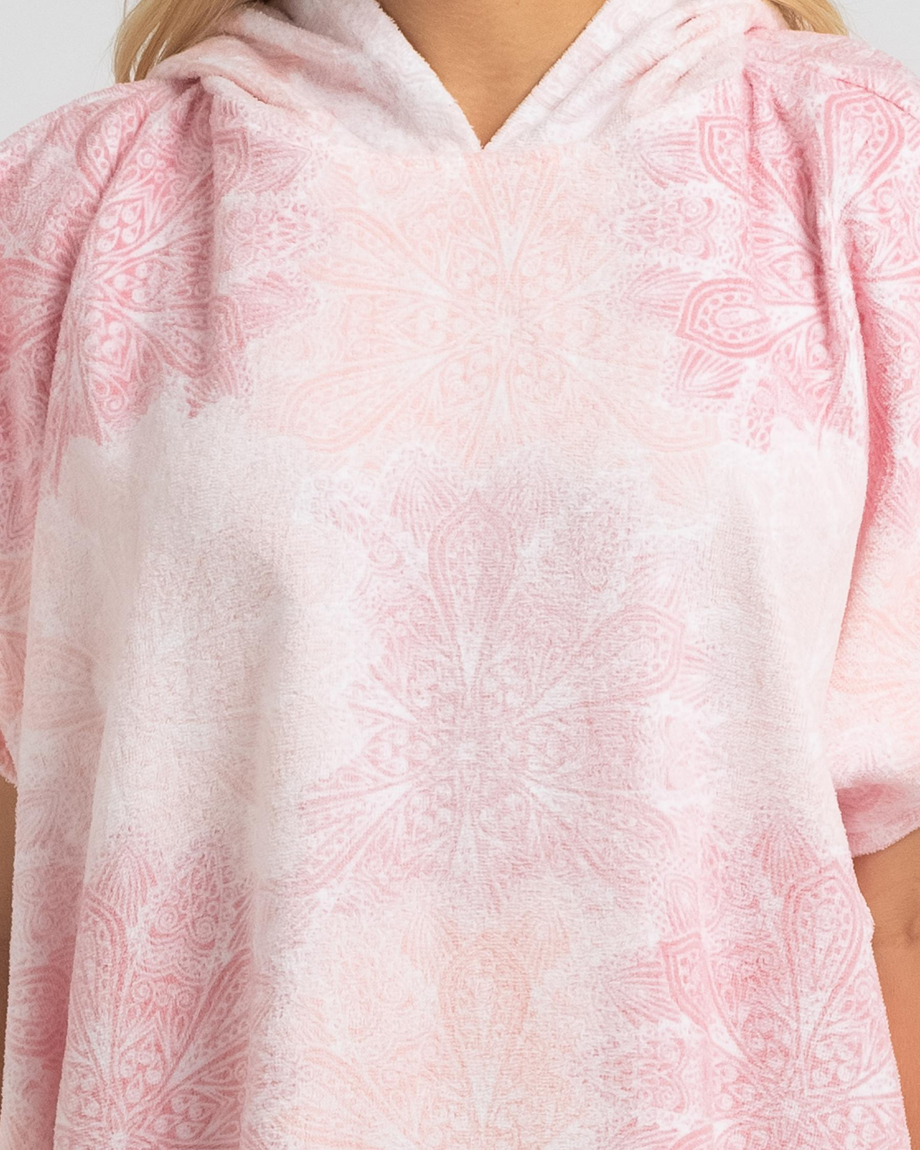 Shop Topanga Key West Hooded Towel In Pink Fast Shipping & Easy Returns City Beach Australia