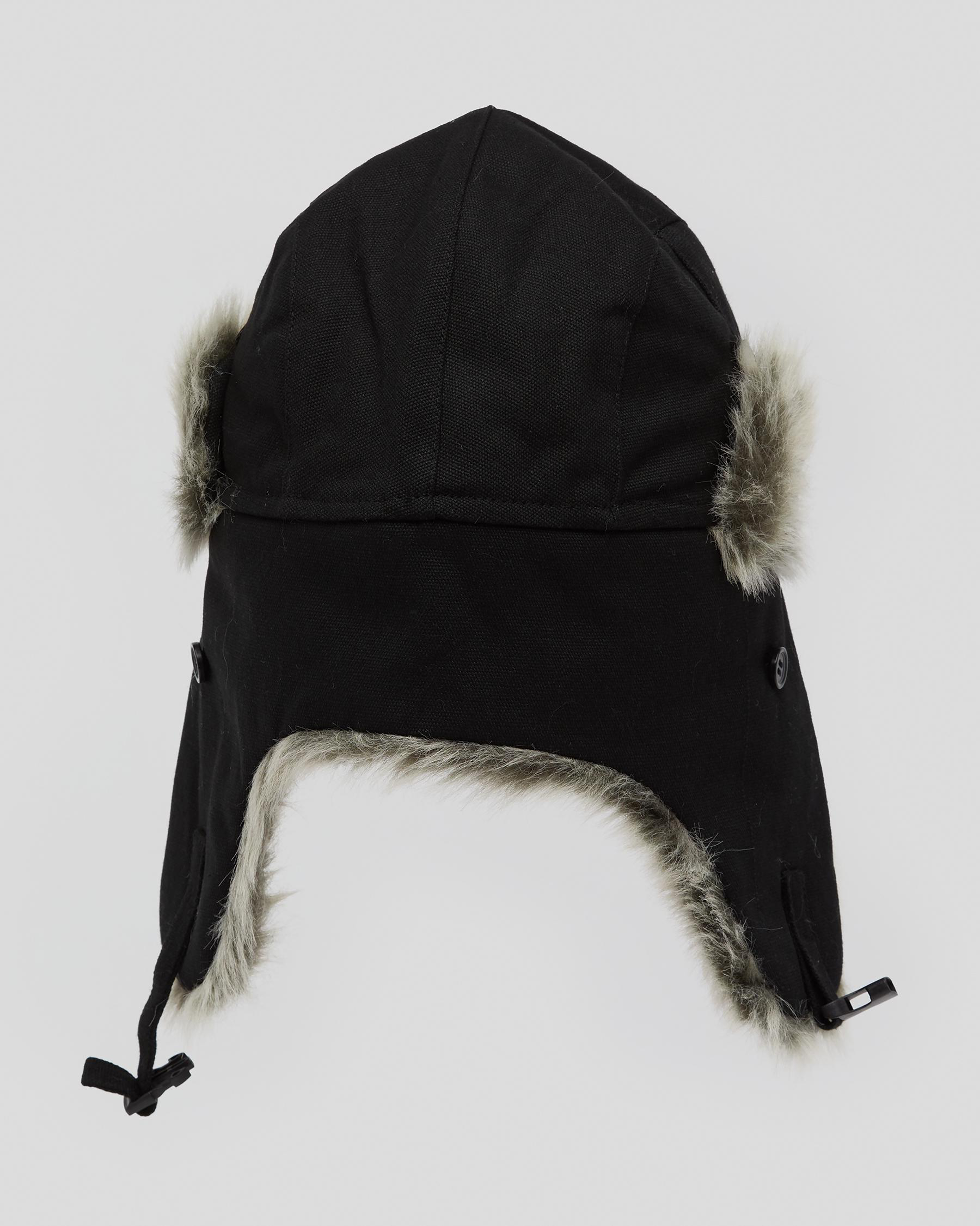 Shop Miscellaneous Wintertide Trapper Hat In Black Fast Shipping
