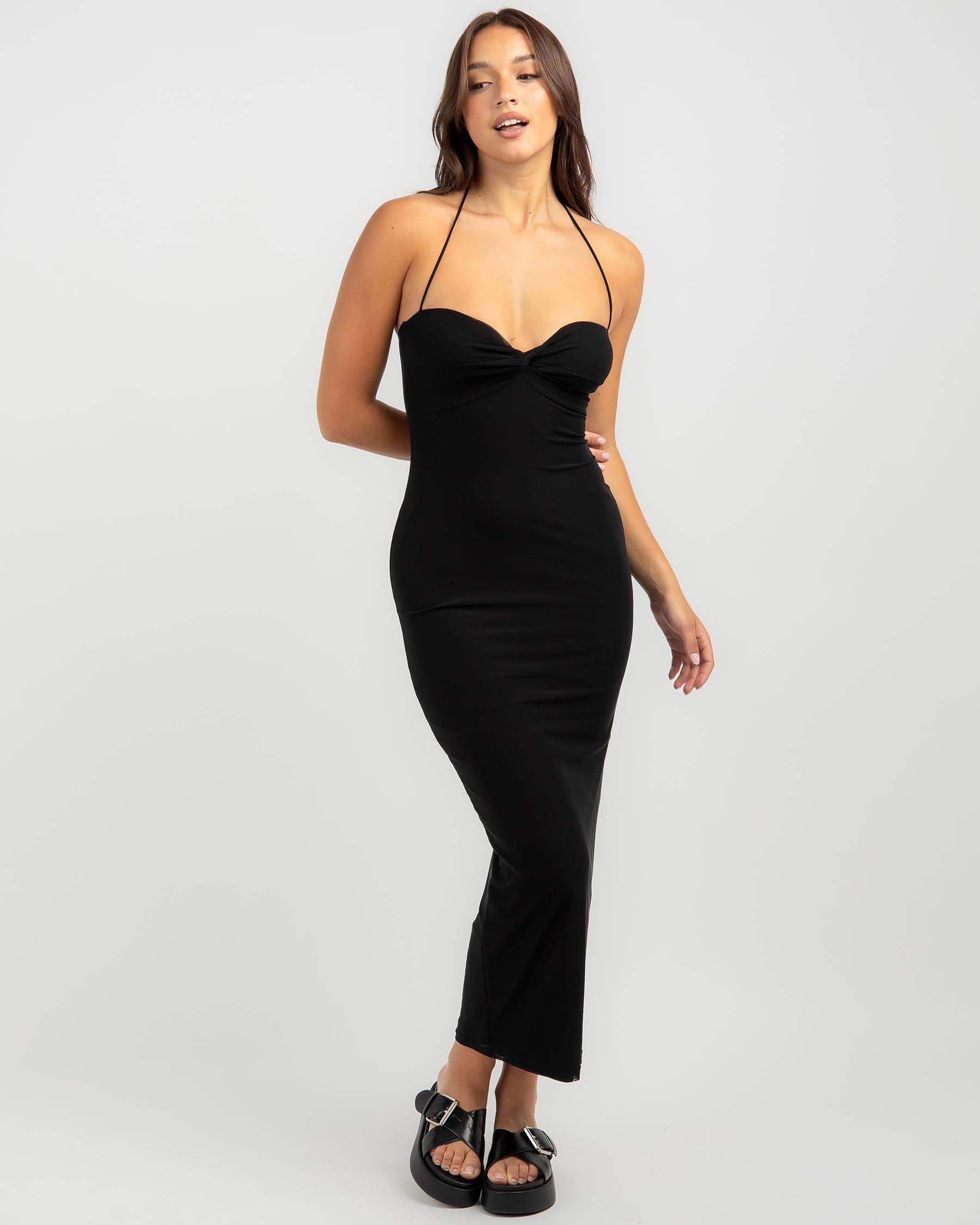 Shop Ava And Ever Samie Maxi Dress In Black - Fast Shipping & Easy ...